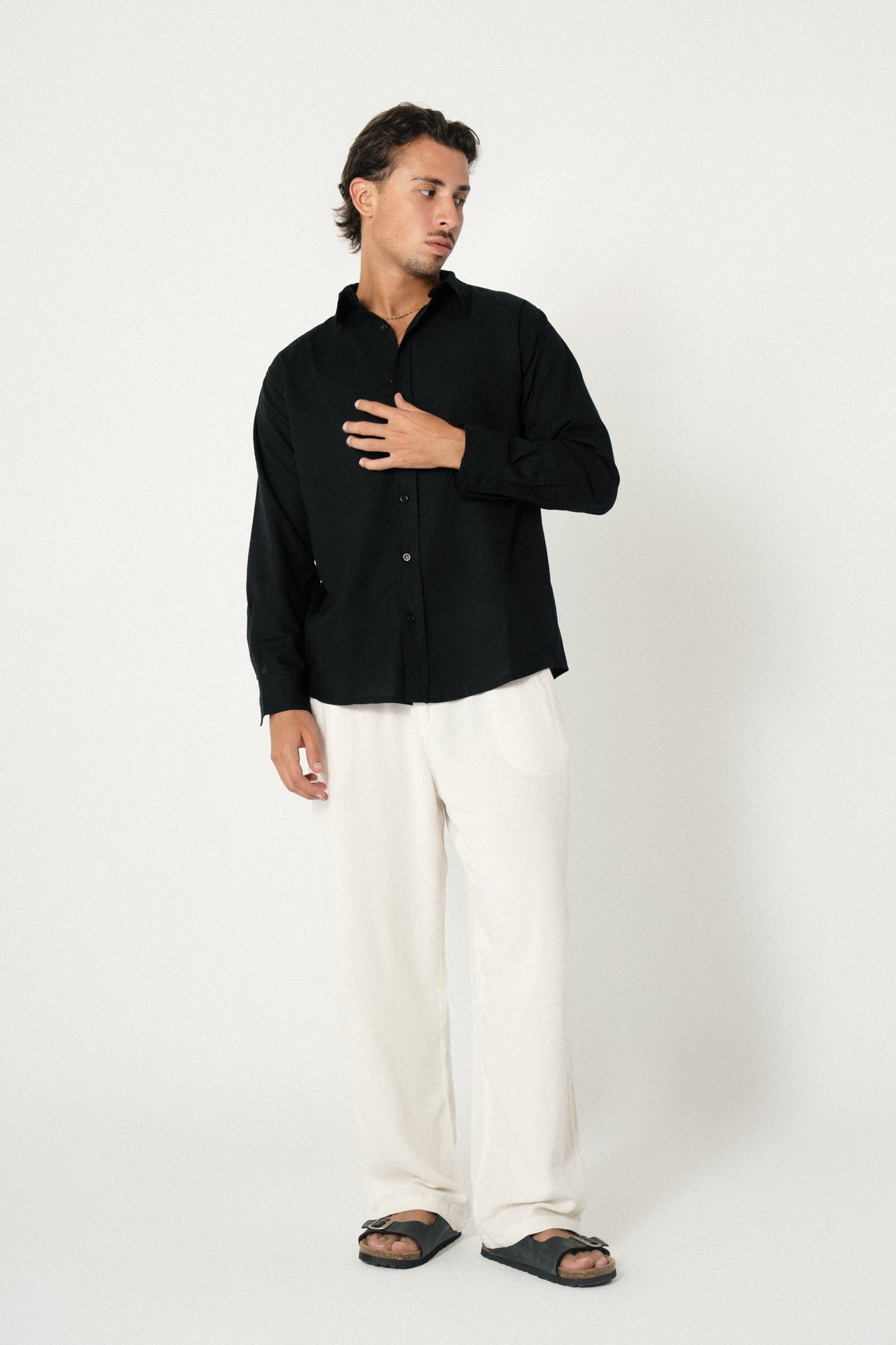 Men Full Sleeves Linen Shirts