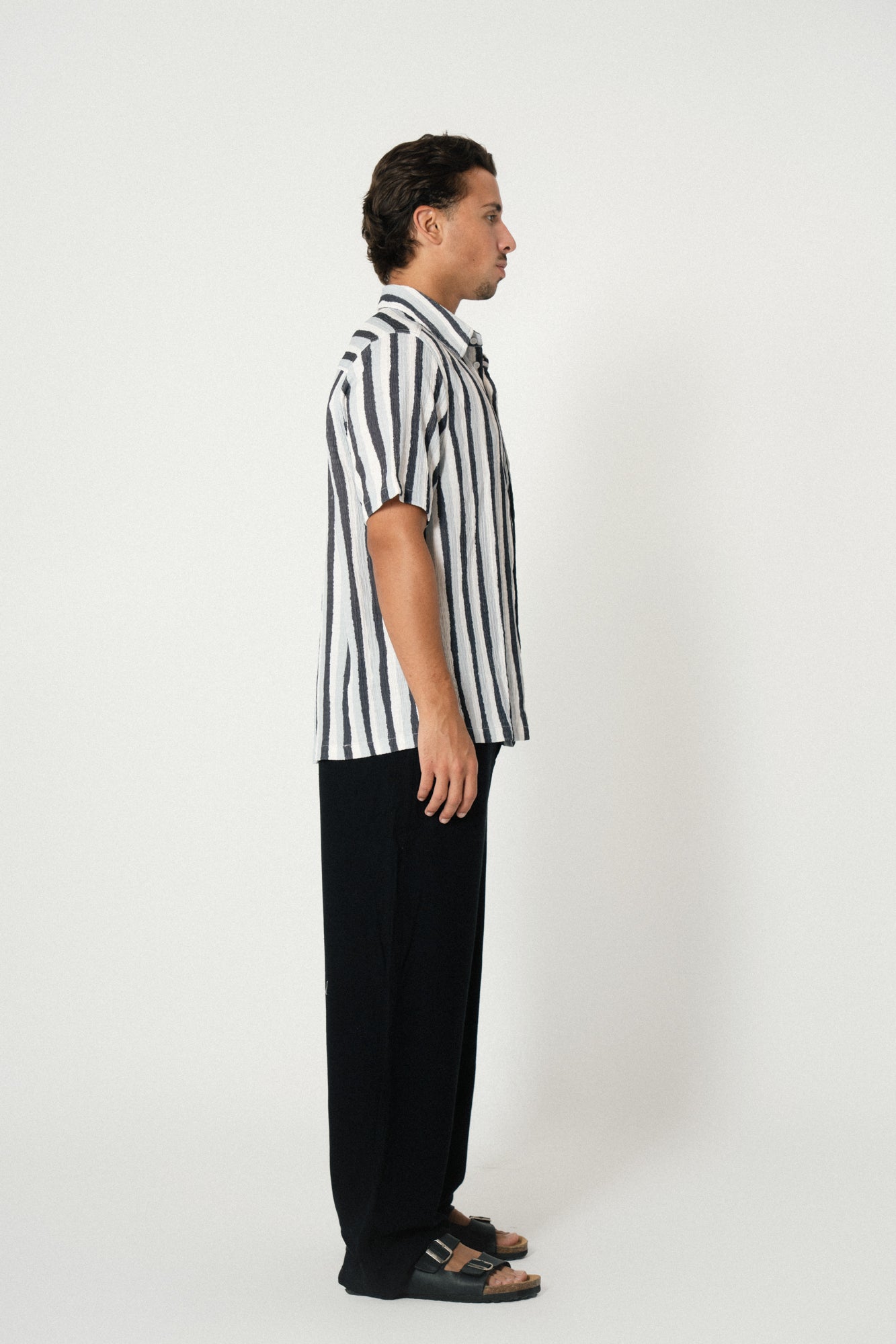 Nomad Stripes Shirt - Grey