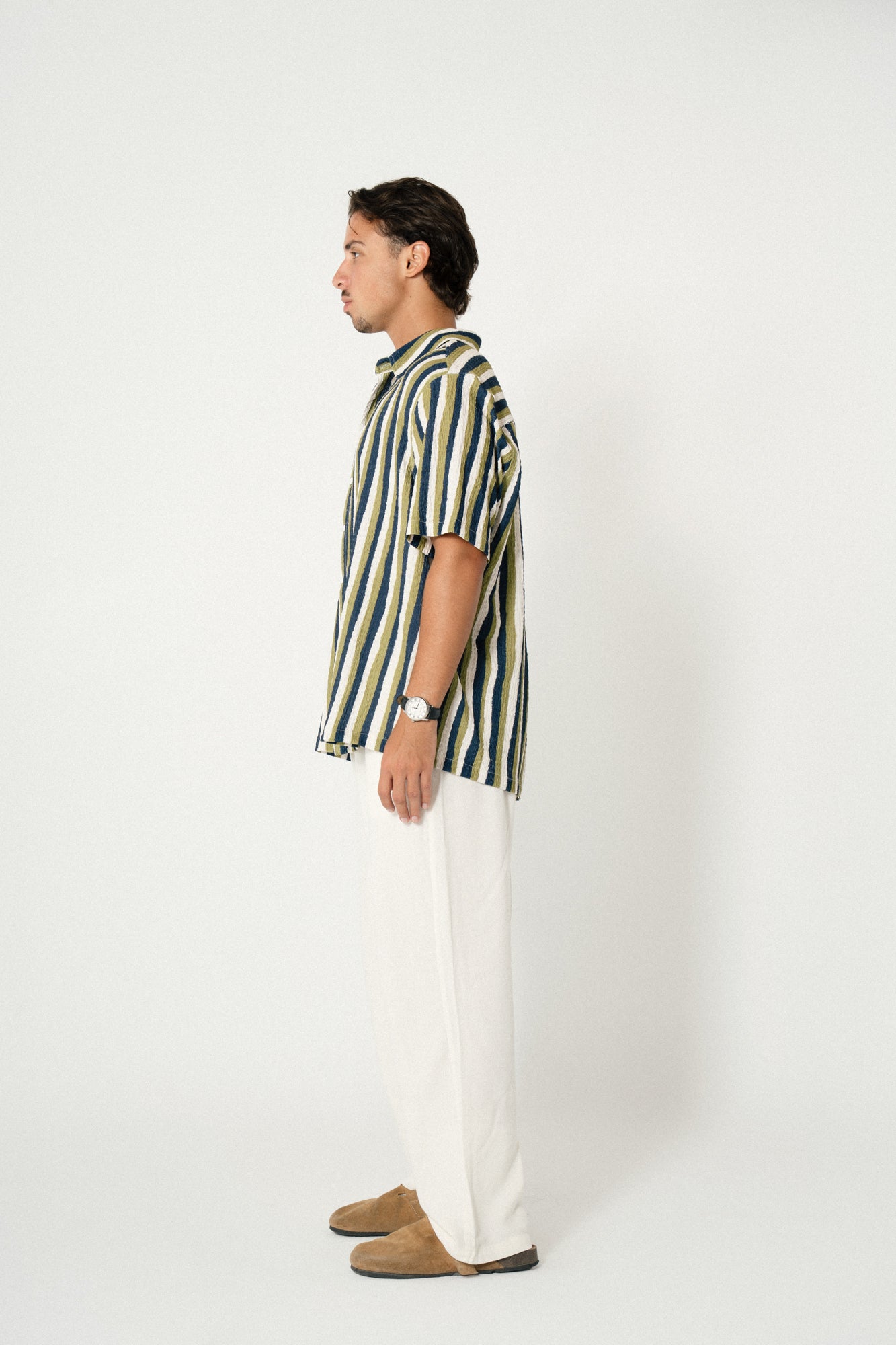 Nomad Stripes Shirt - earthy