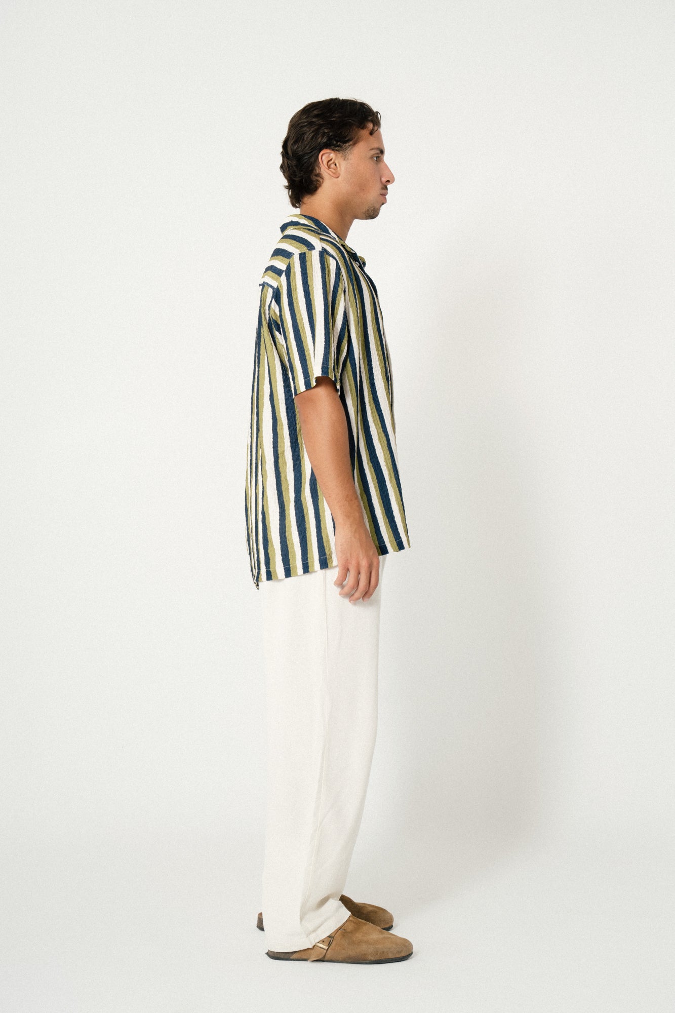 Nomad Stripes Shirt - earthy