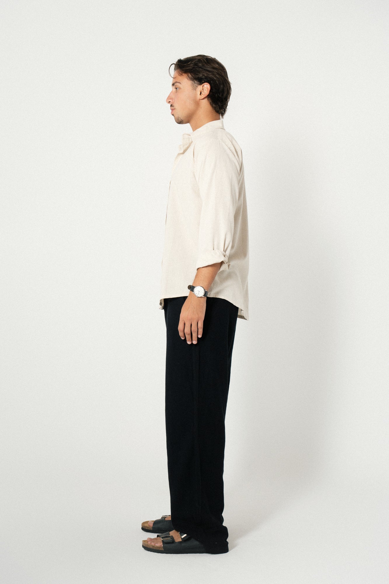 Men Full Sleeves Linen Shirts