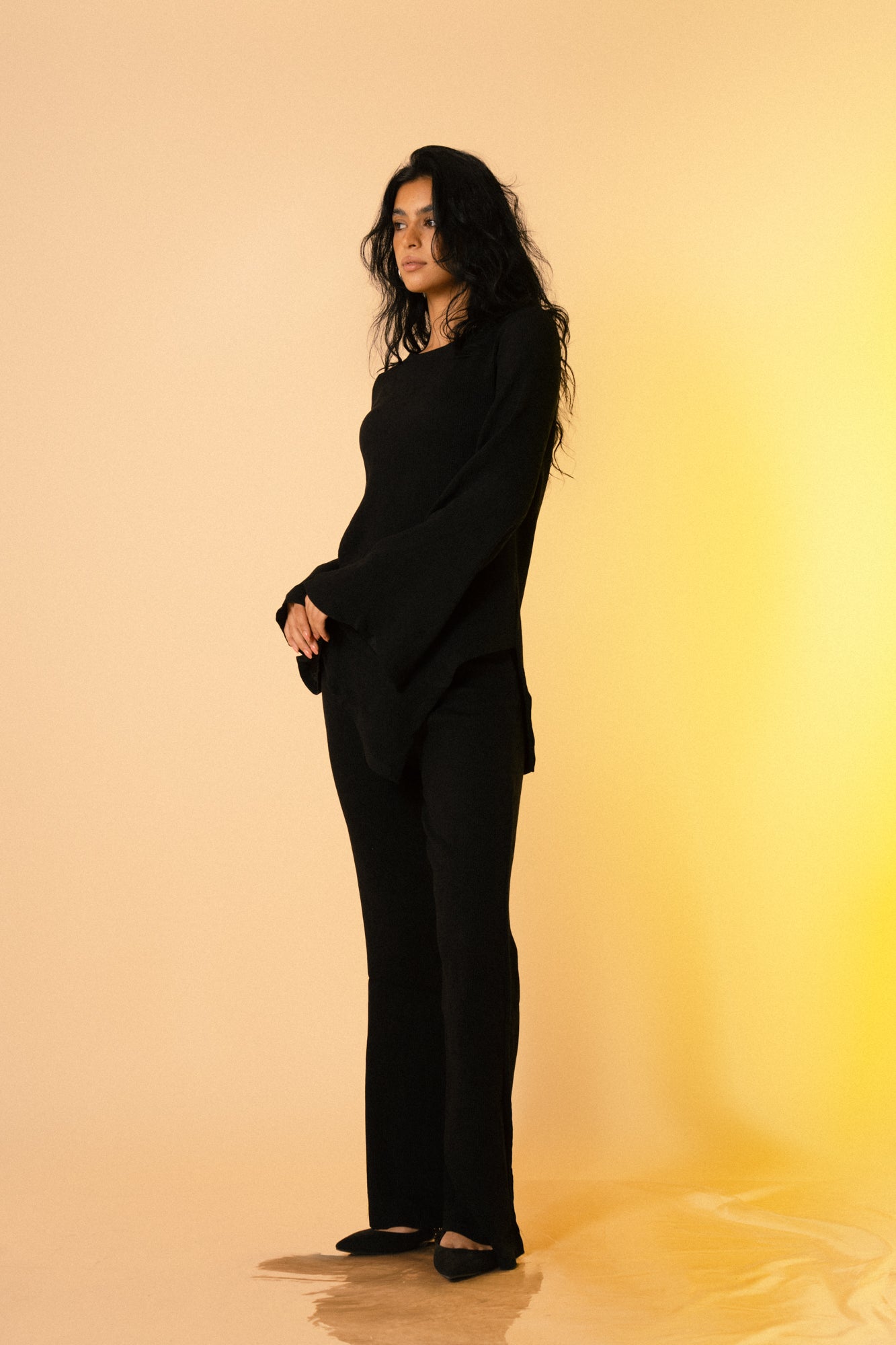 Earthen Flow Top - Black