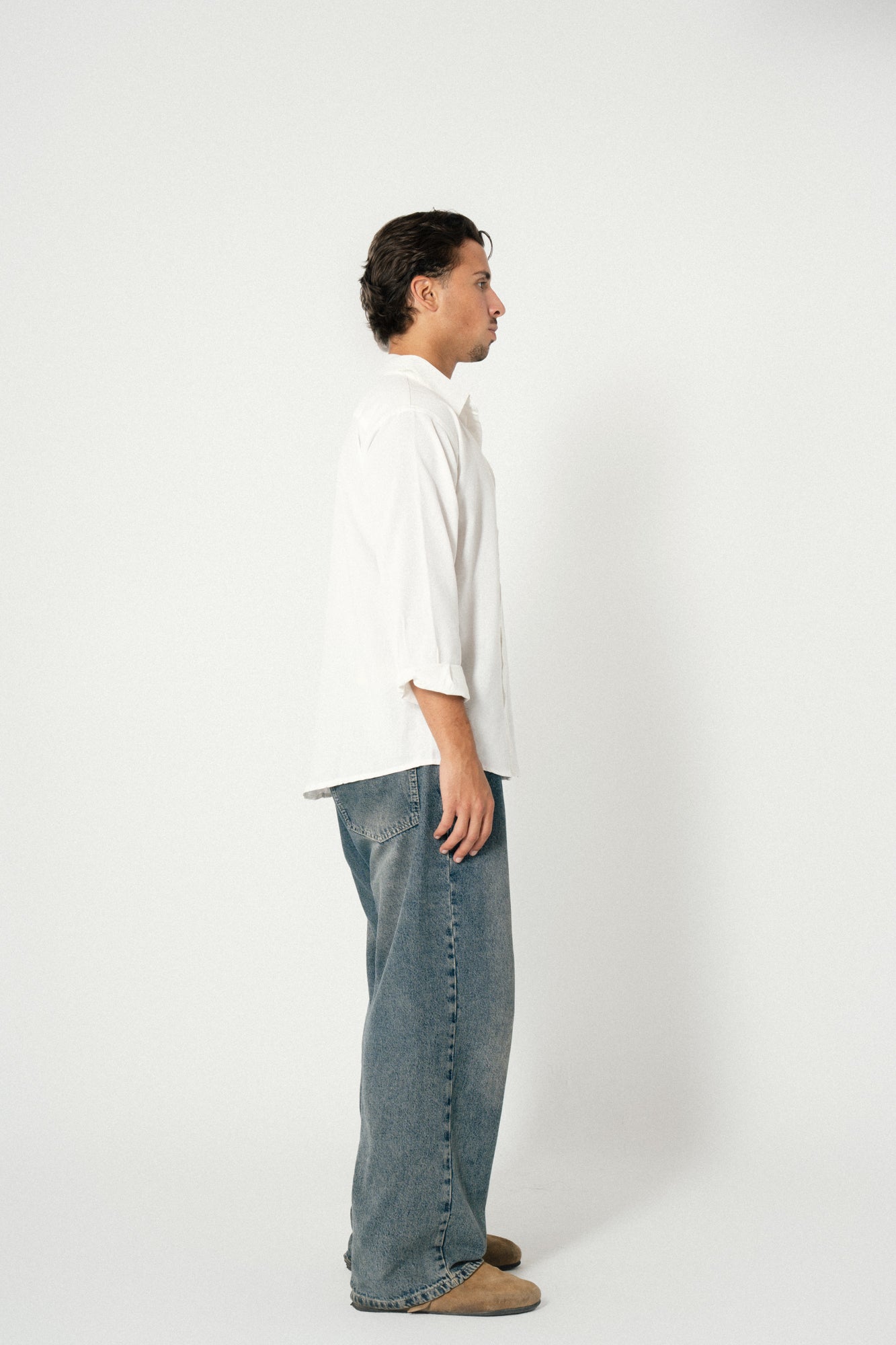 Men Full Sleeves Linen Shirts