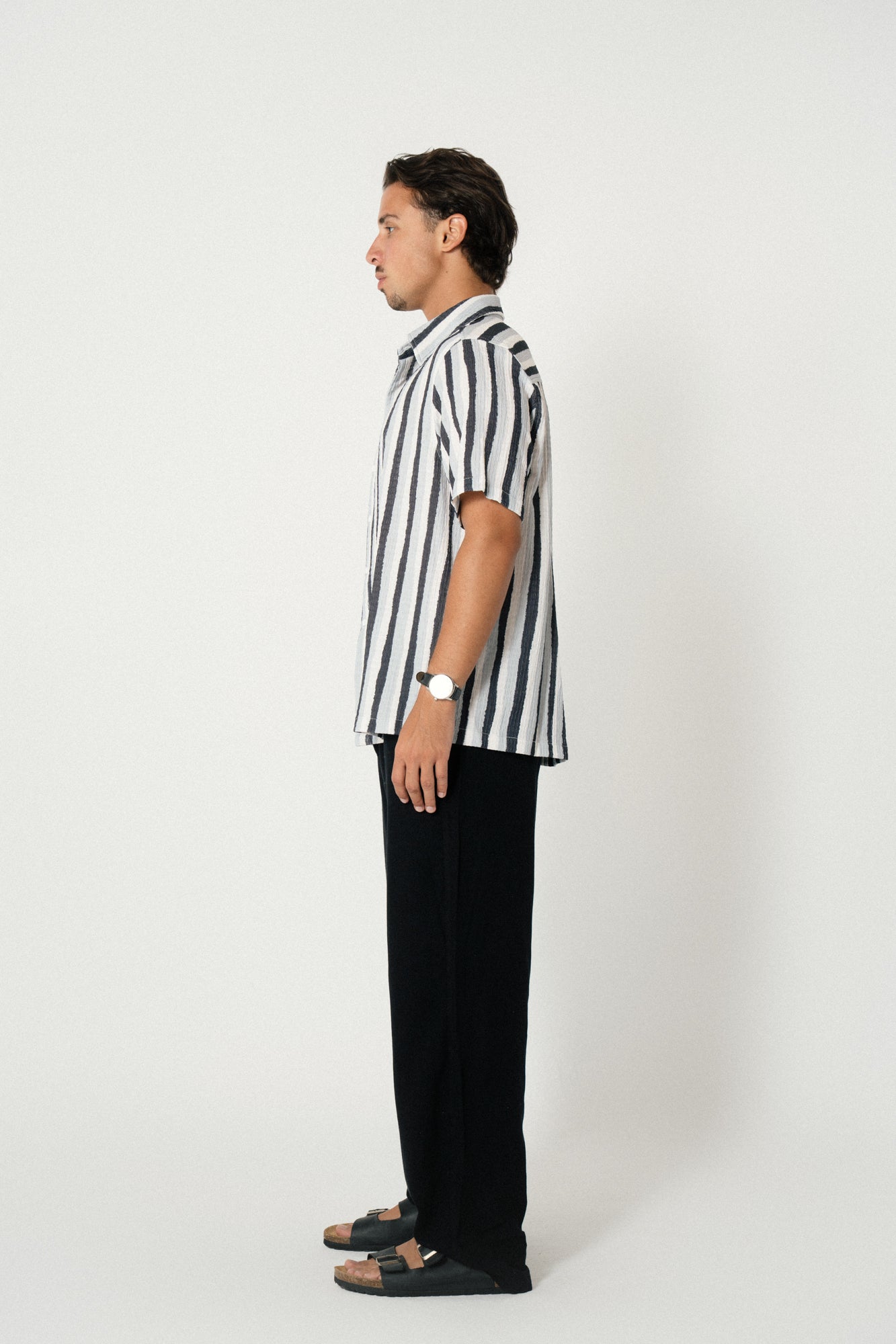 Nomad Stripes Shirt - Grey