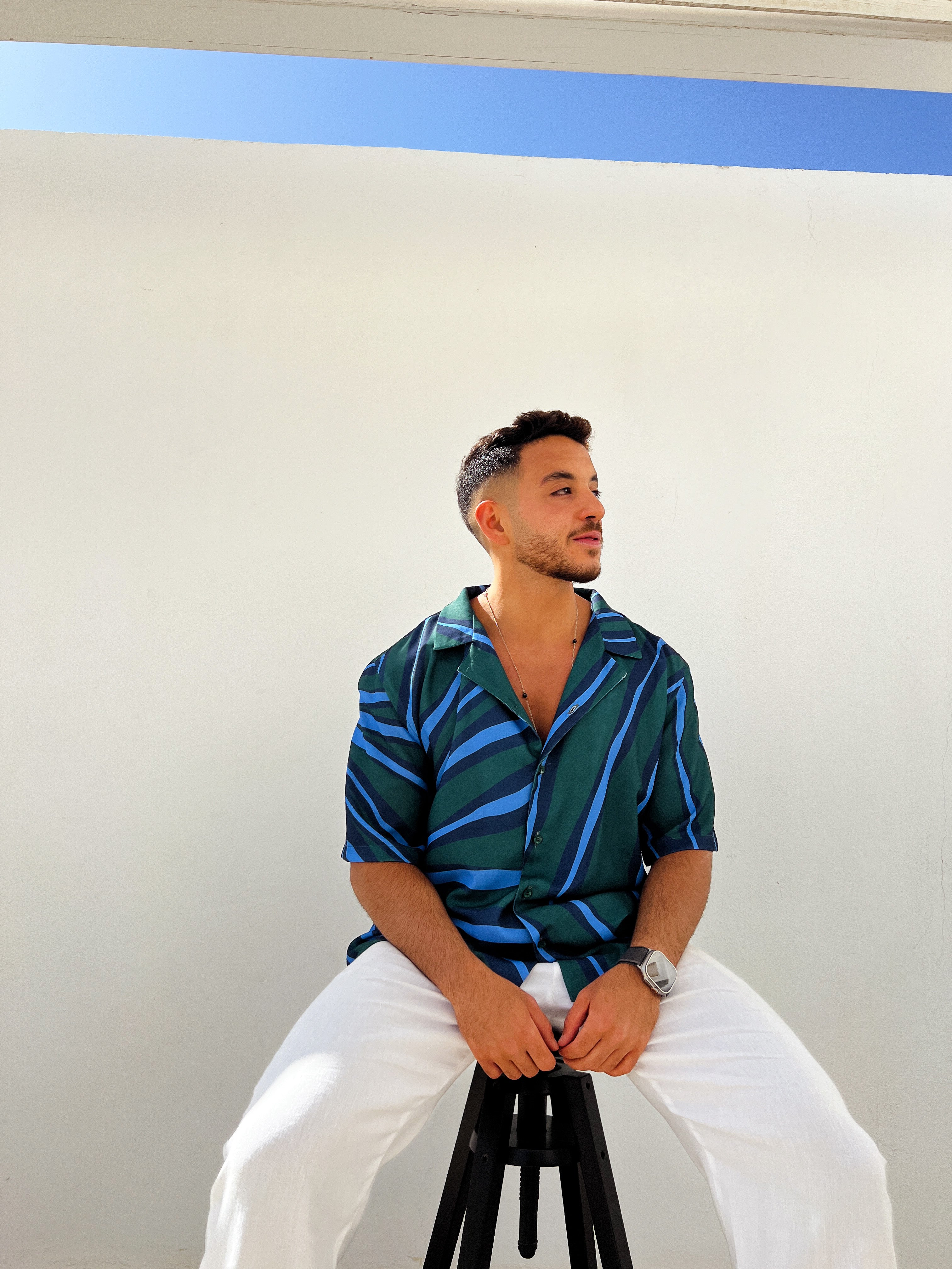 Urban Guy Shirt - Green X Blue