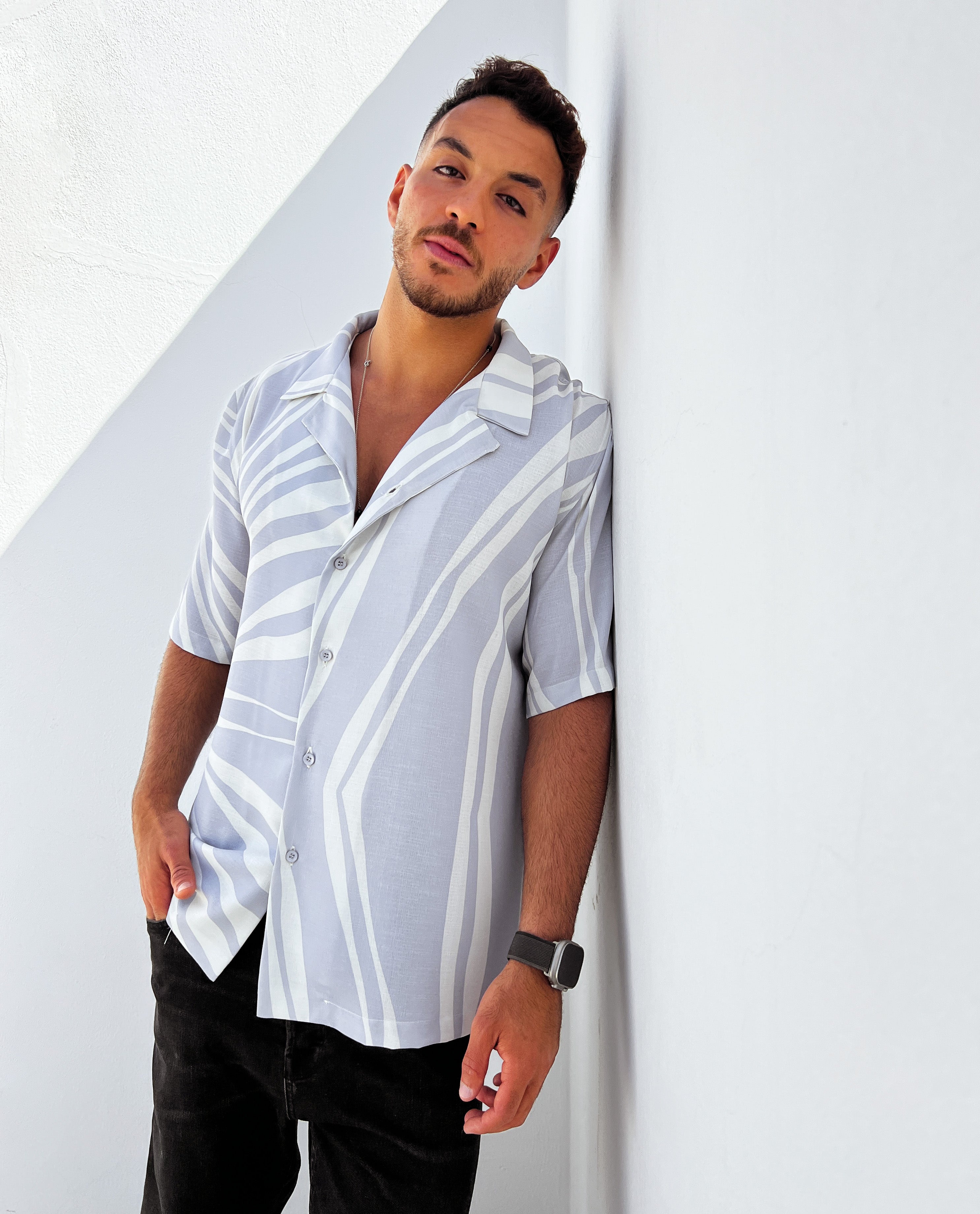 Urban Guy Shirt - Grey X White