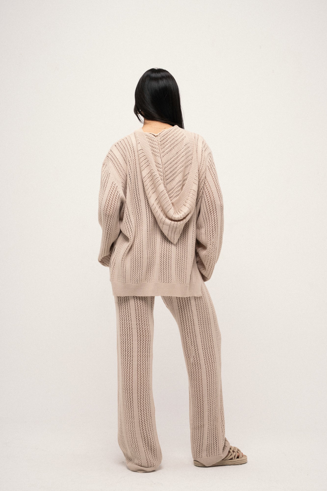 The Woven Set Beige