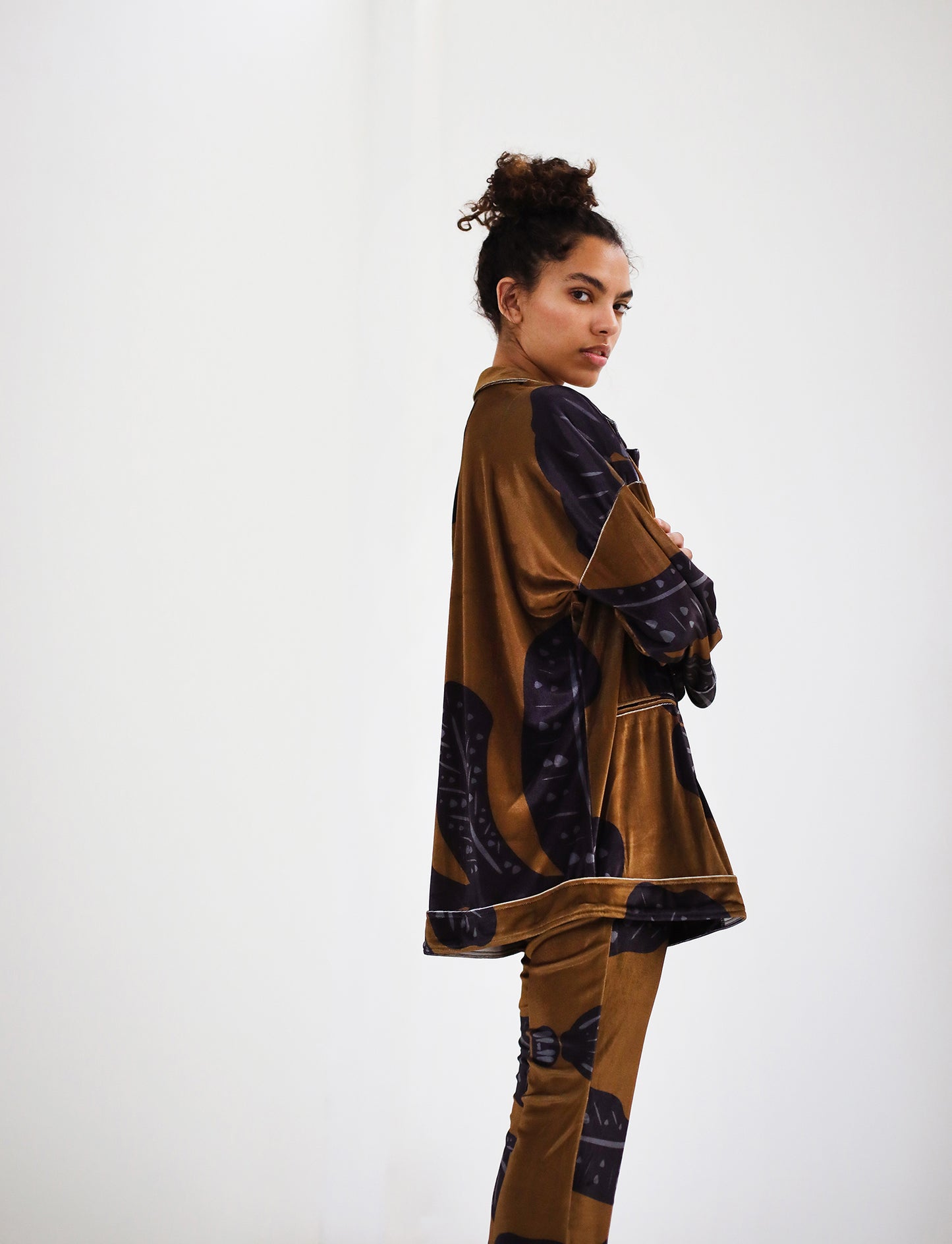 Velvet Set - Brown