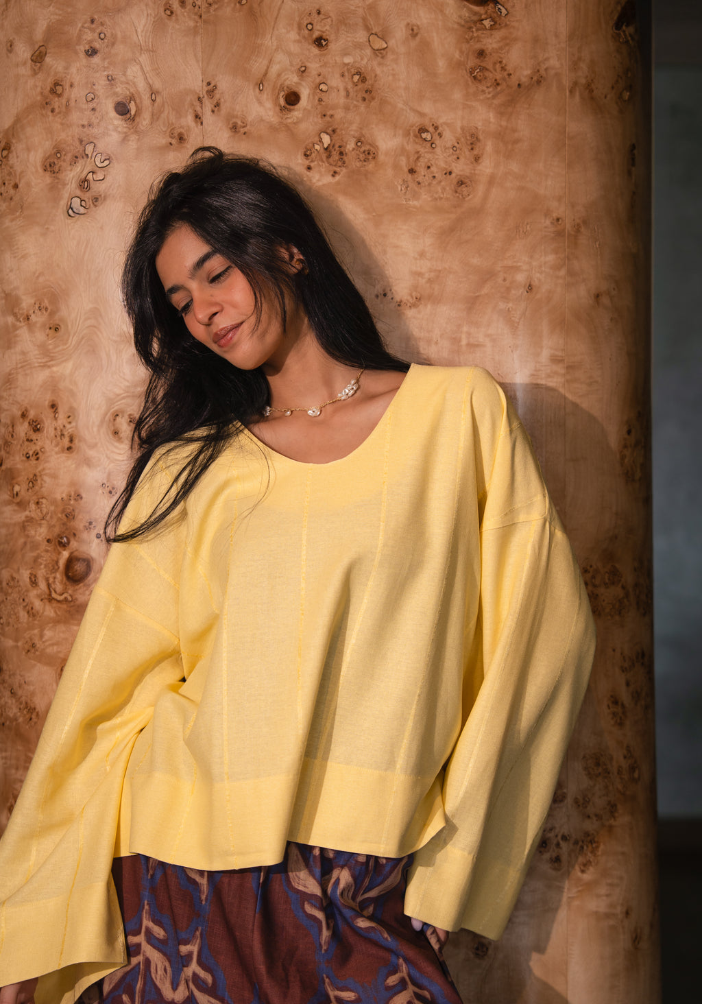 Candy Linen Top - Yellow