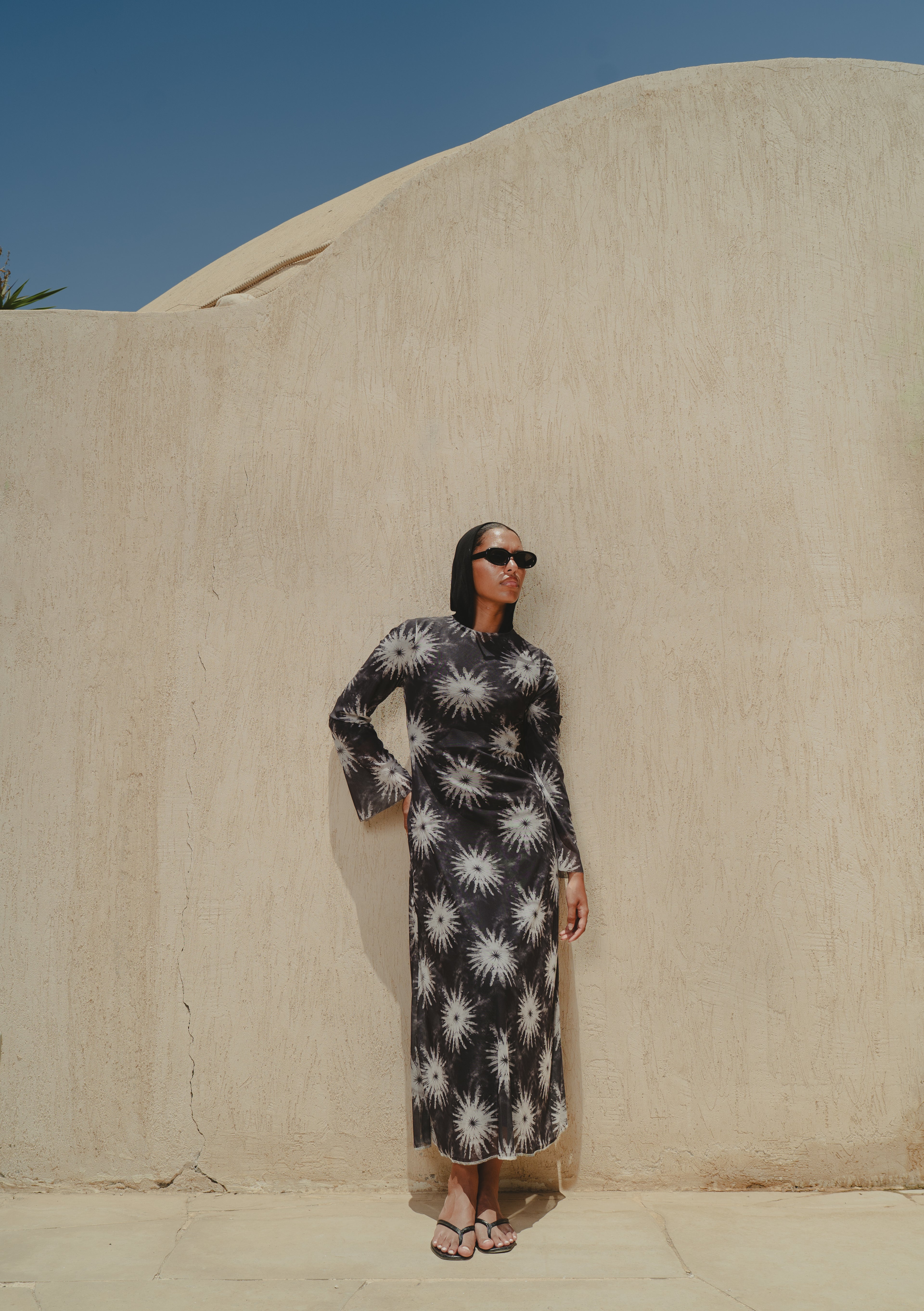 Sunny mesh coverup - Black
