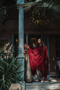 Zoya Poncho - Burgundy