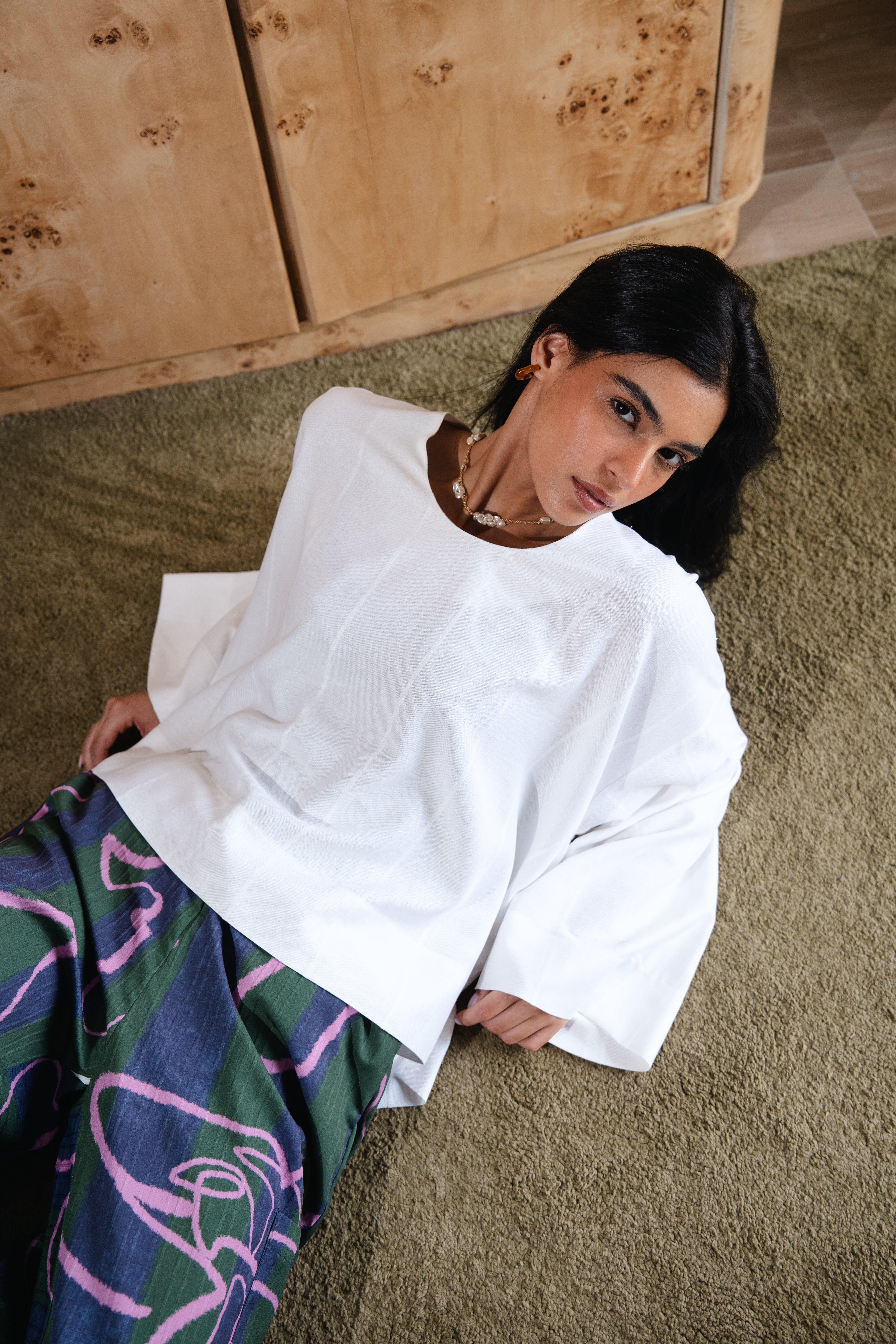 Candy Linen Top - White