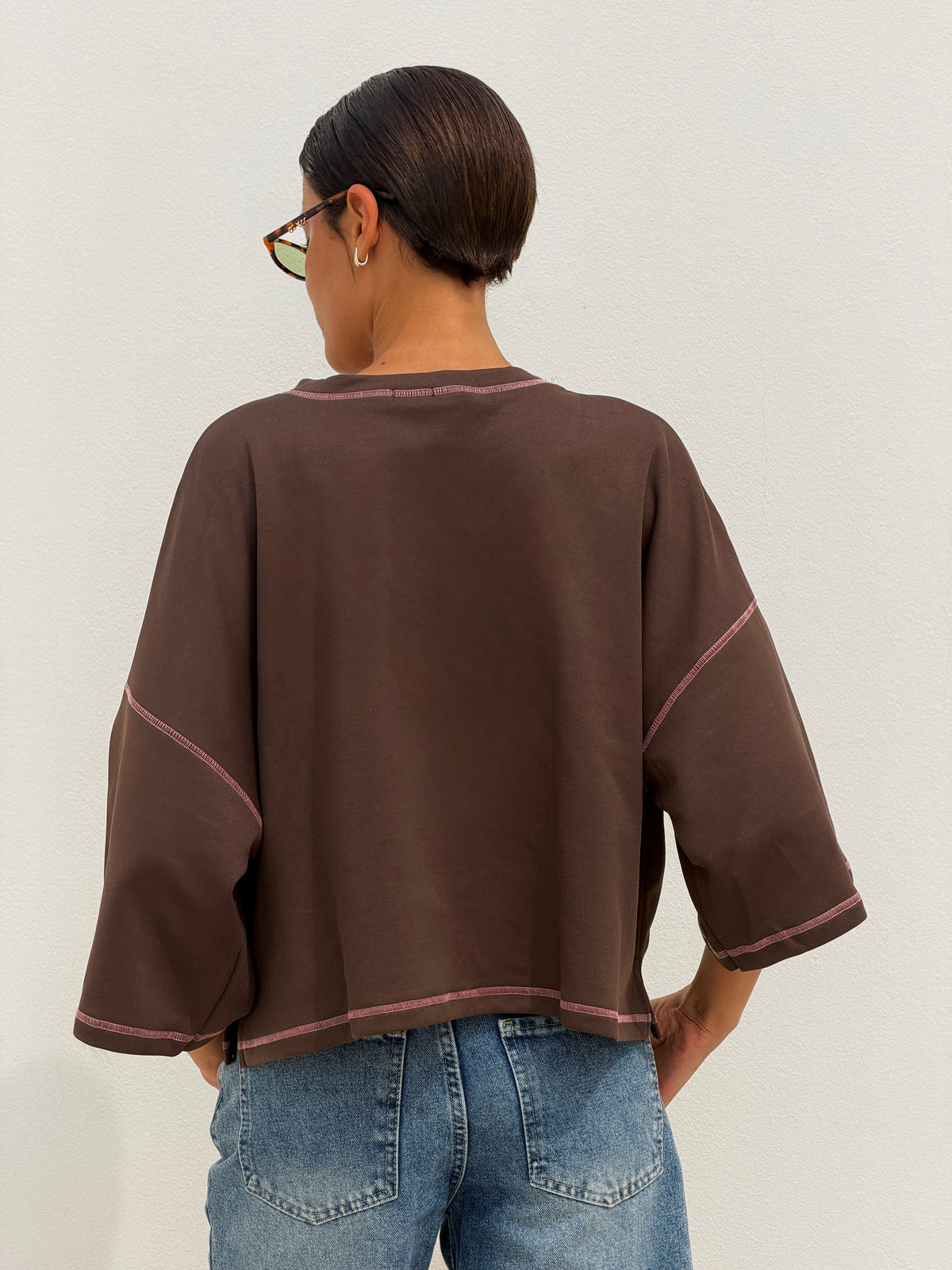 On The Go Tee - Brown