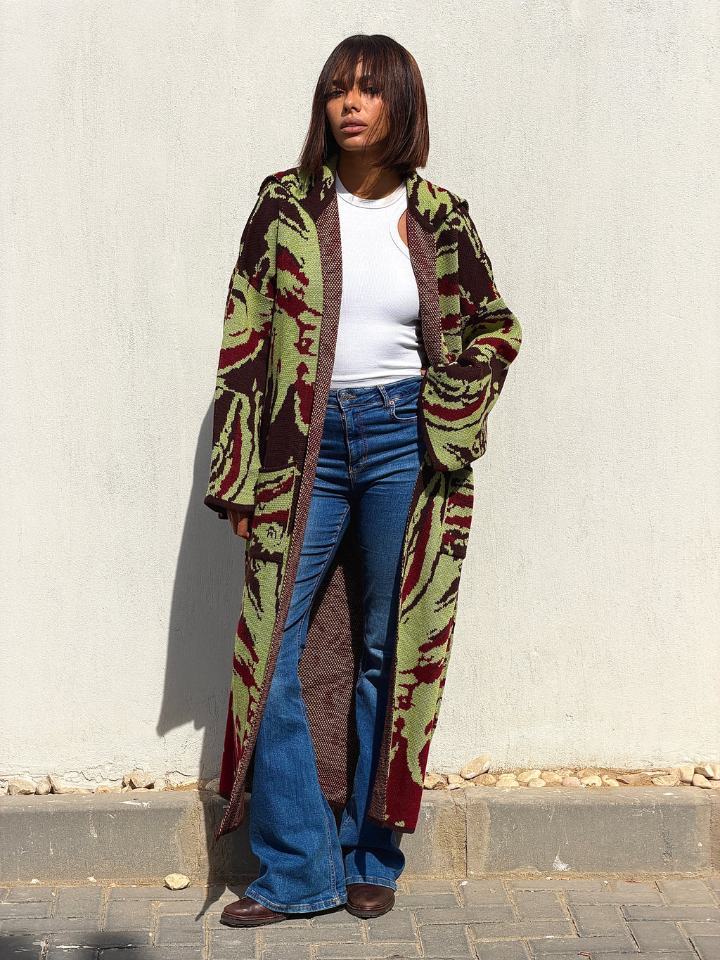 Matcha Knitted Kimono