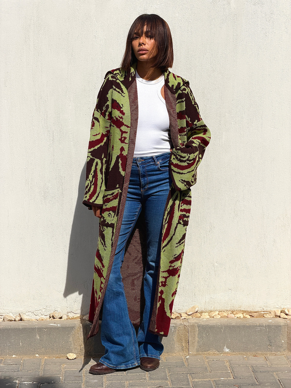 Matcha Knitted Kimono