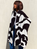 Areeba Scarf - Black X White