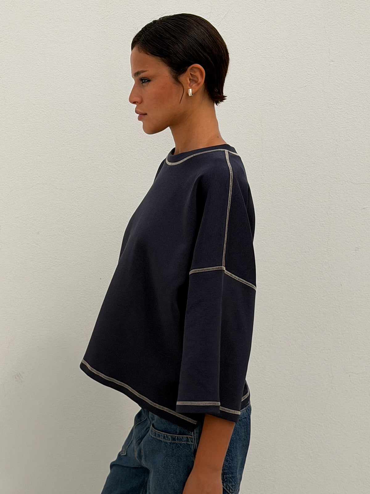 On The Go Tee - Navy