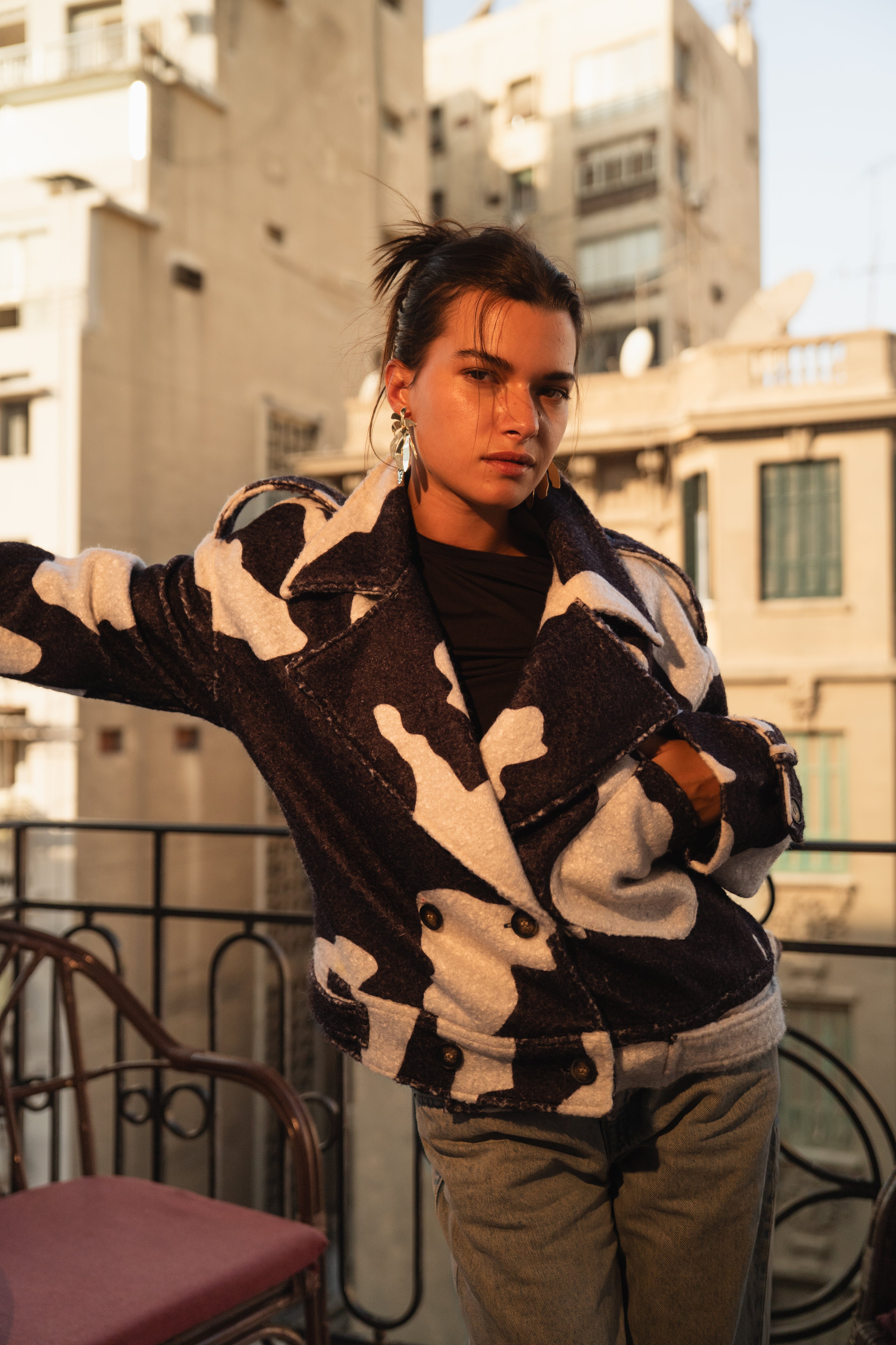 Moss Jacket in Dark Brown