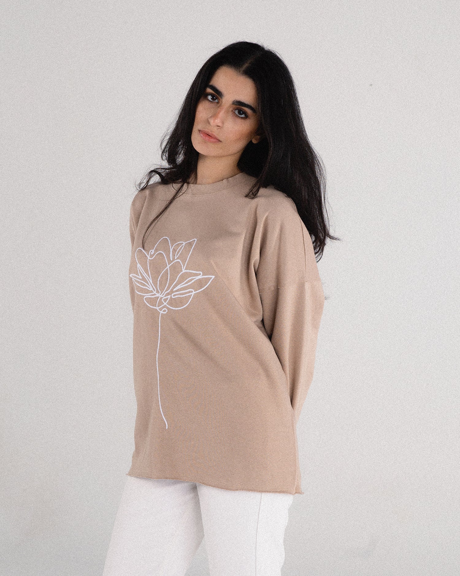 Hope Sweatshirt - Dark Beige