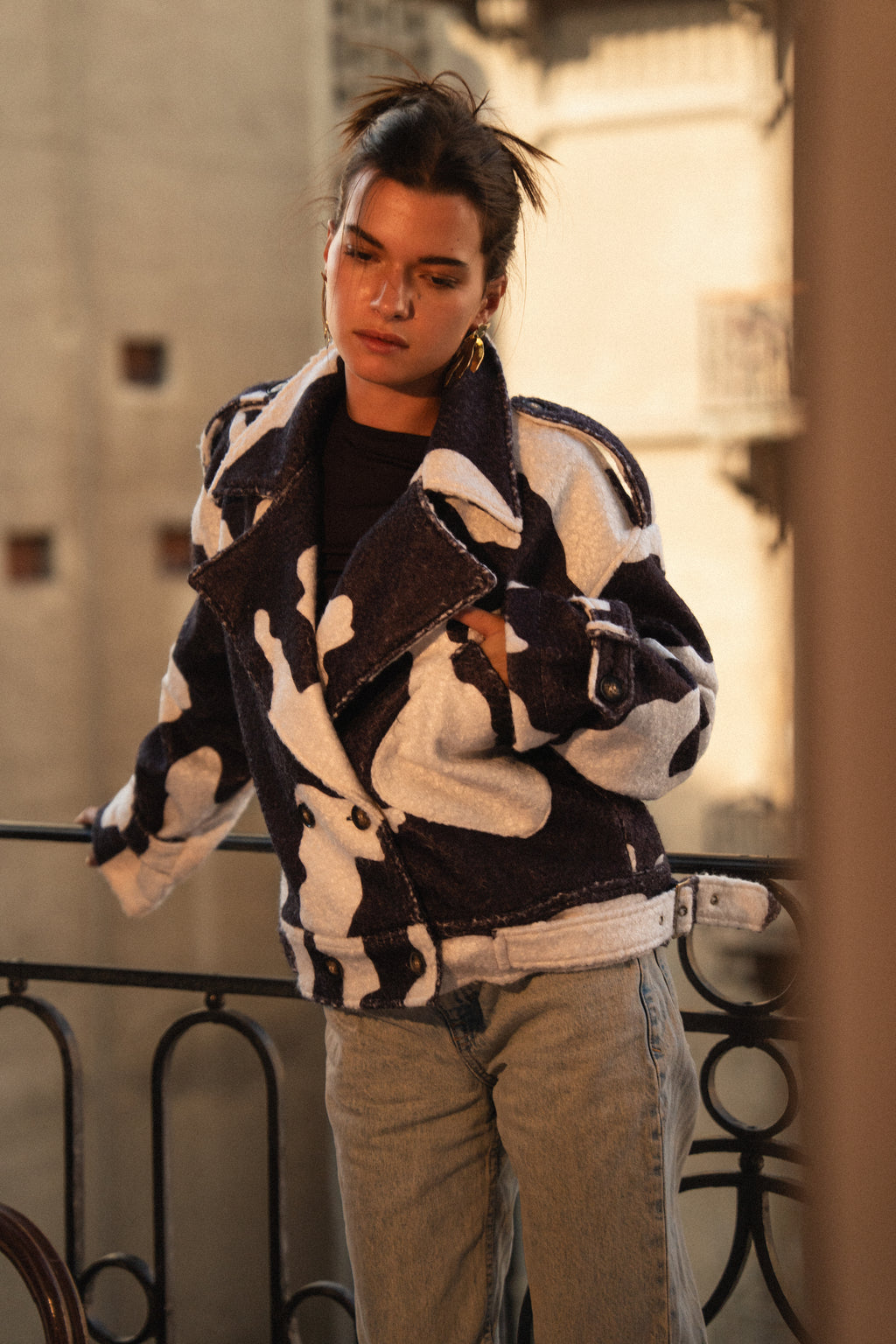 Moss Jacket in Dark Brown