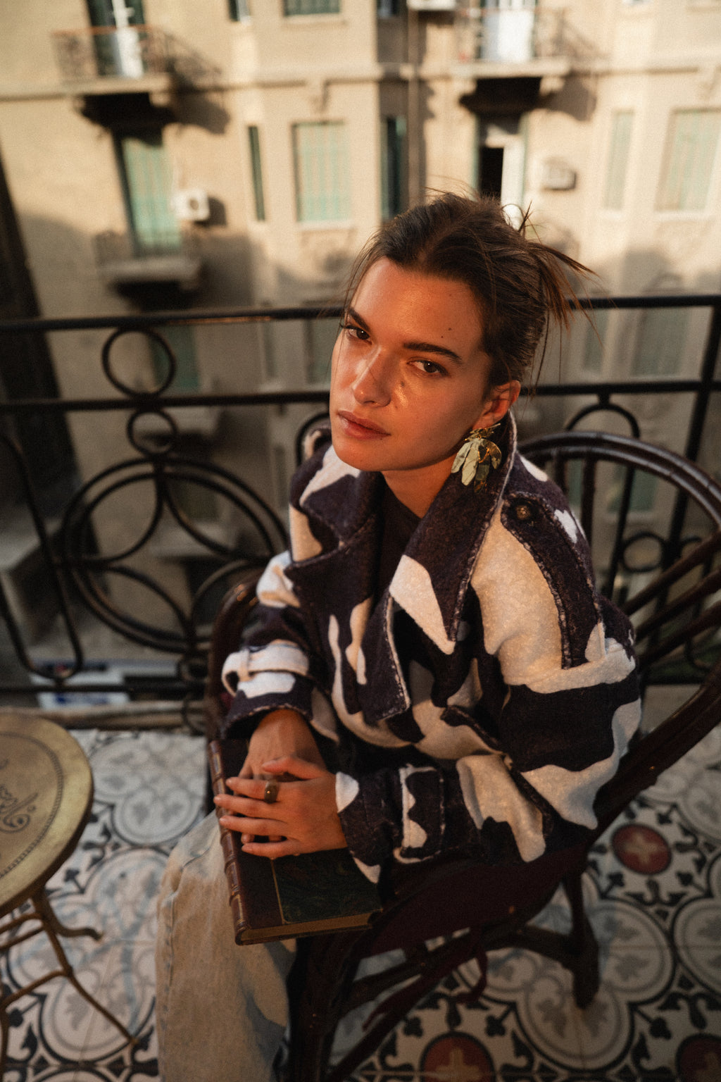 Moss Jacket in Dark Brown