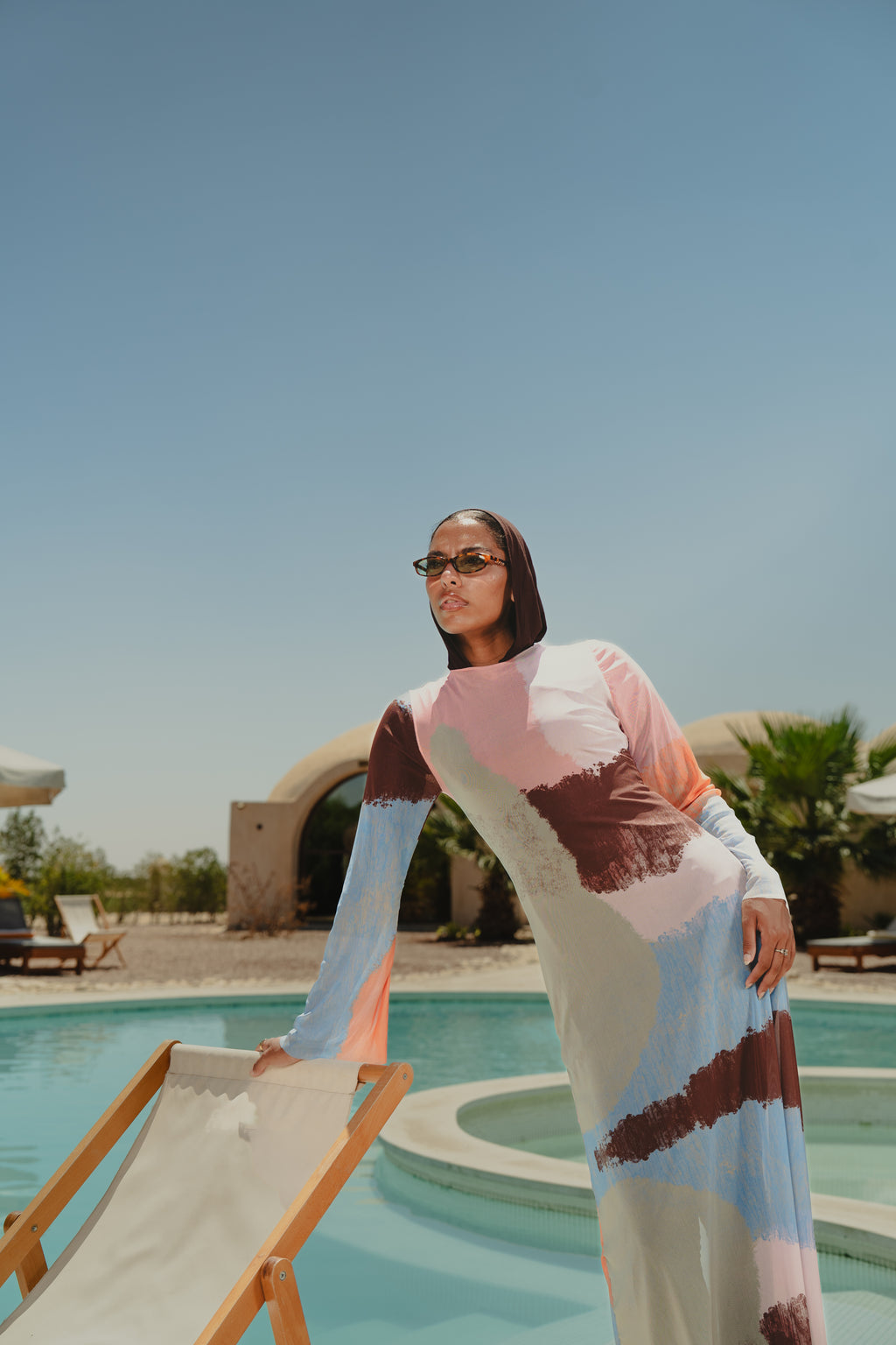 Sunny mesh coverup - Pastel