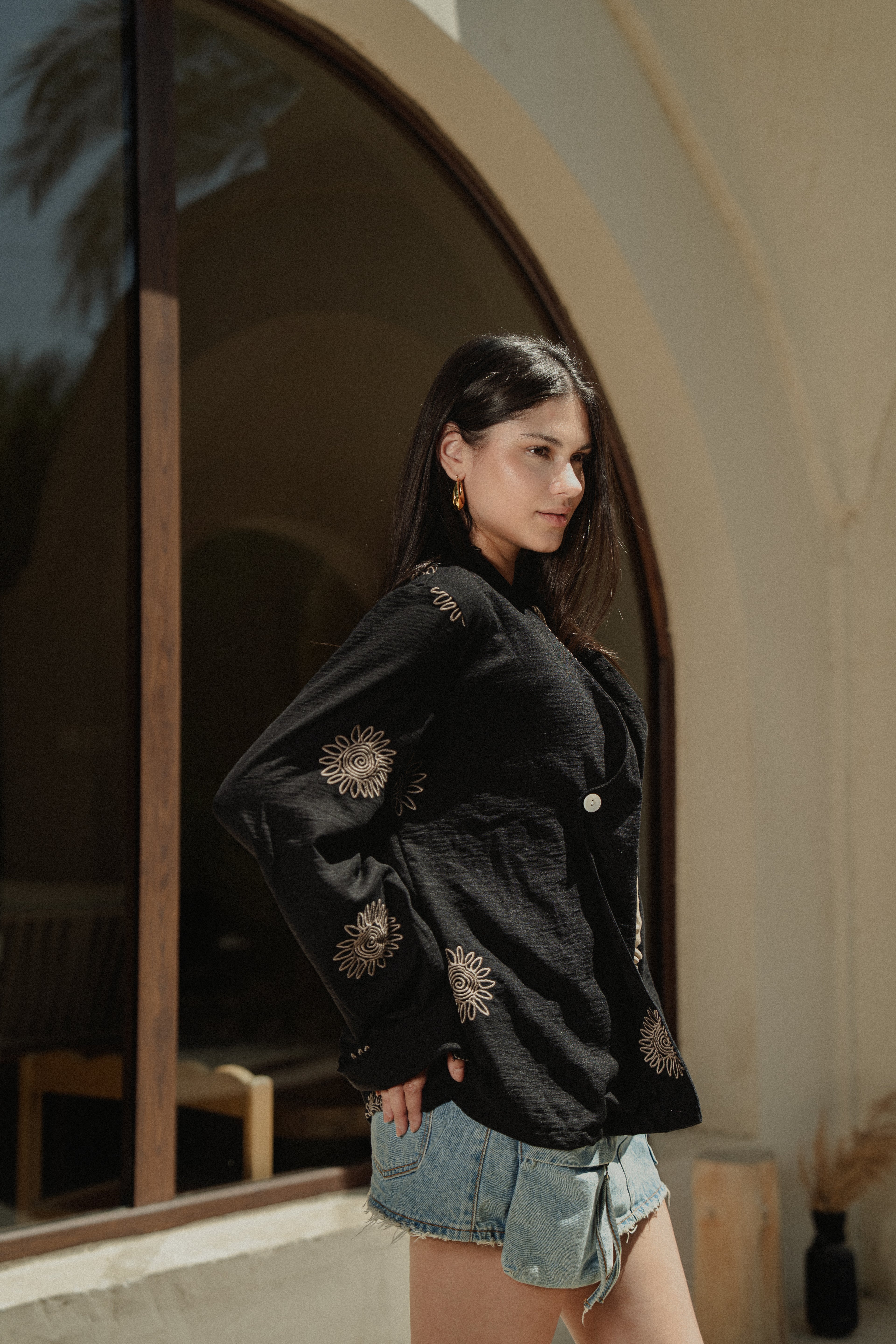Sa World embroidery shirt - The Sunflower