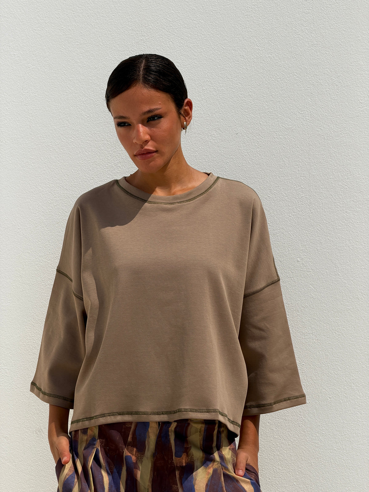 On The Go Tee - Khaki