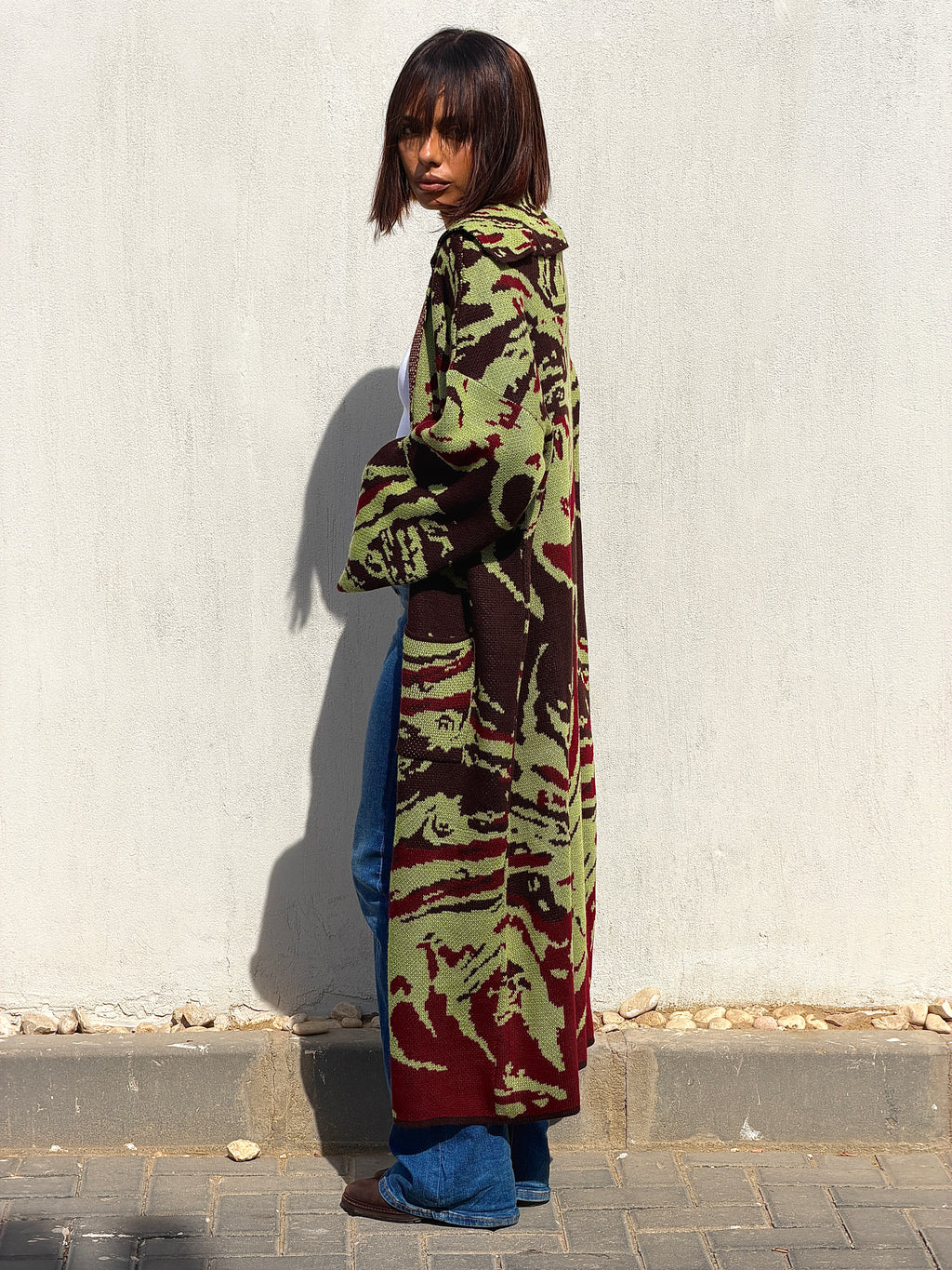 Matcha Knitted Kimono