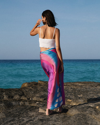 Seashore wrap skirt
