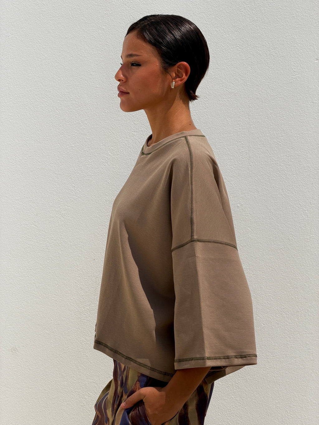 On The Go Tee - Khaki