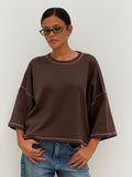 On The Go Tee - Brown