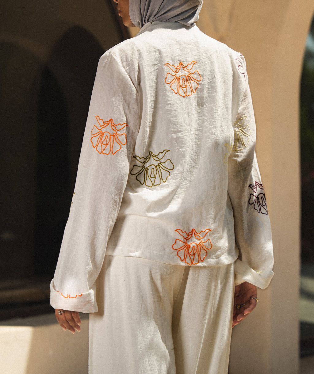 Sa World embroidery shirt - The Lotus