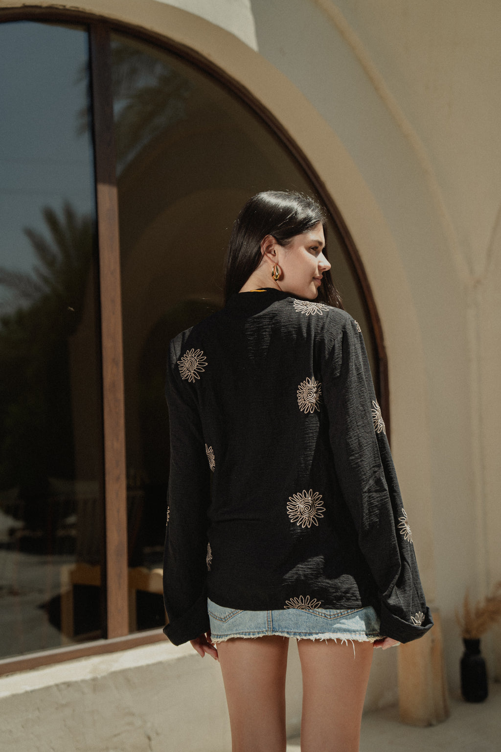 Sa World embroidery shirt - The Sunflower