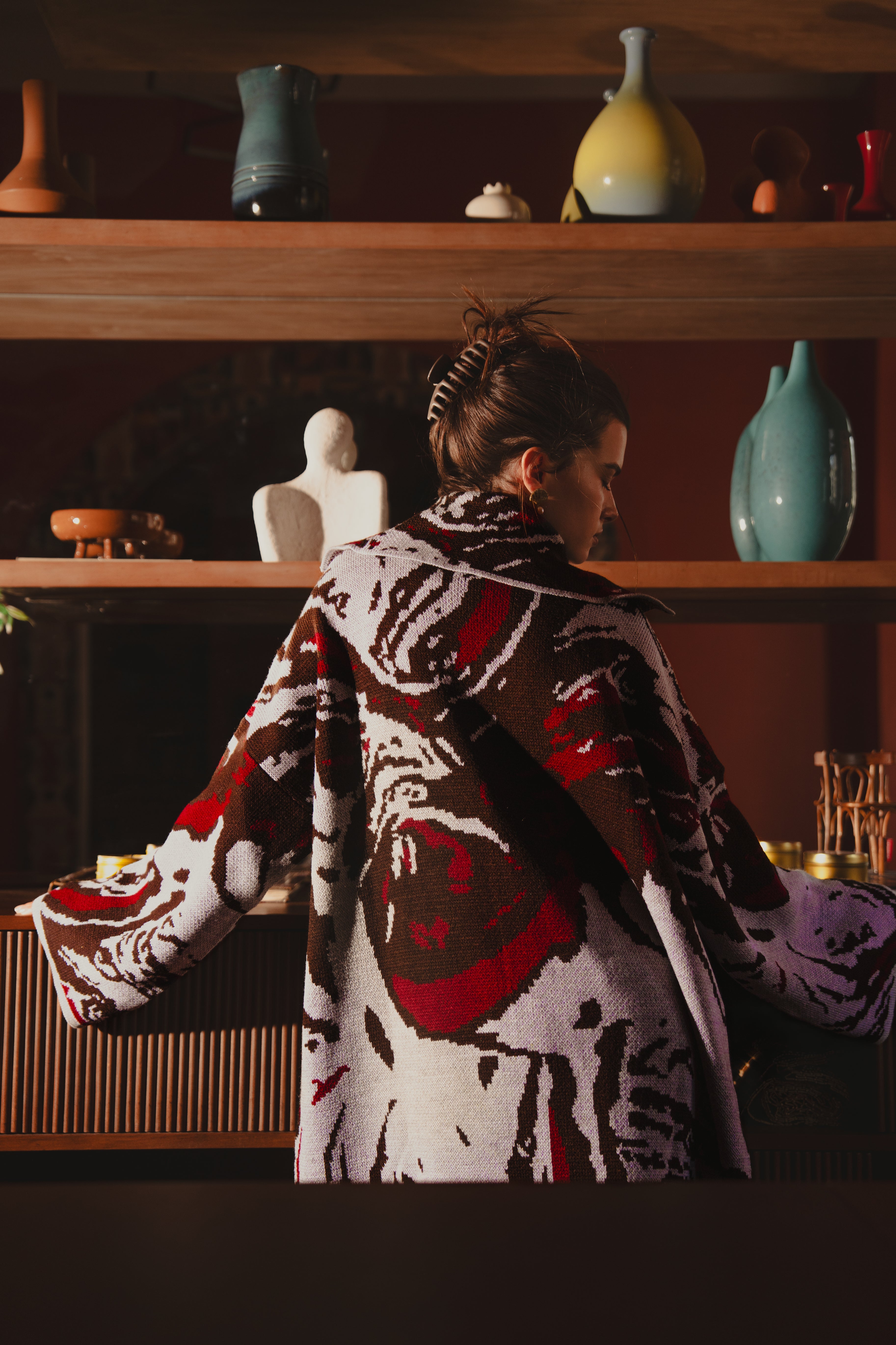 Hazel Knitted Kimono