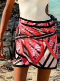 Short towel wrap skirt
