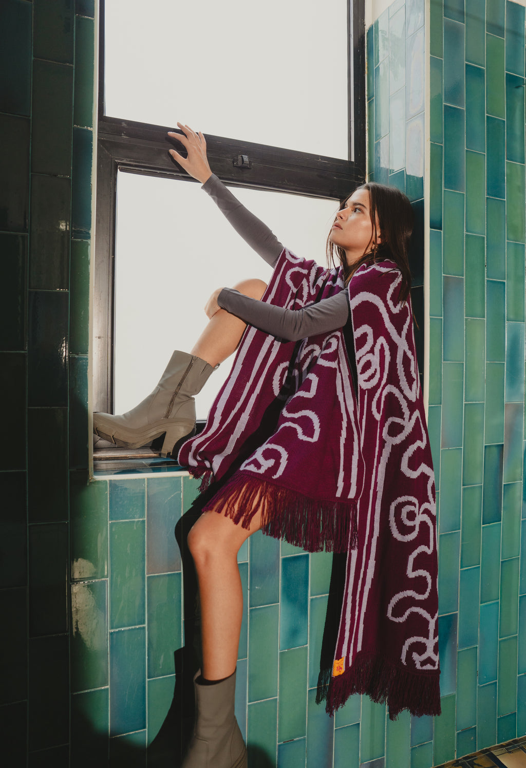 Elm Scarf Purple x Lilac