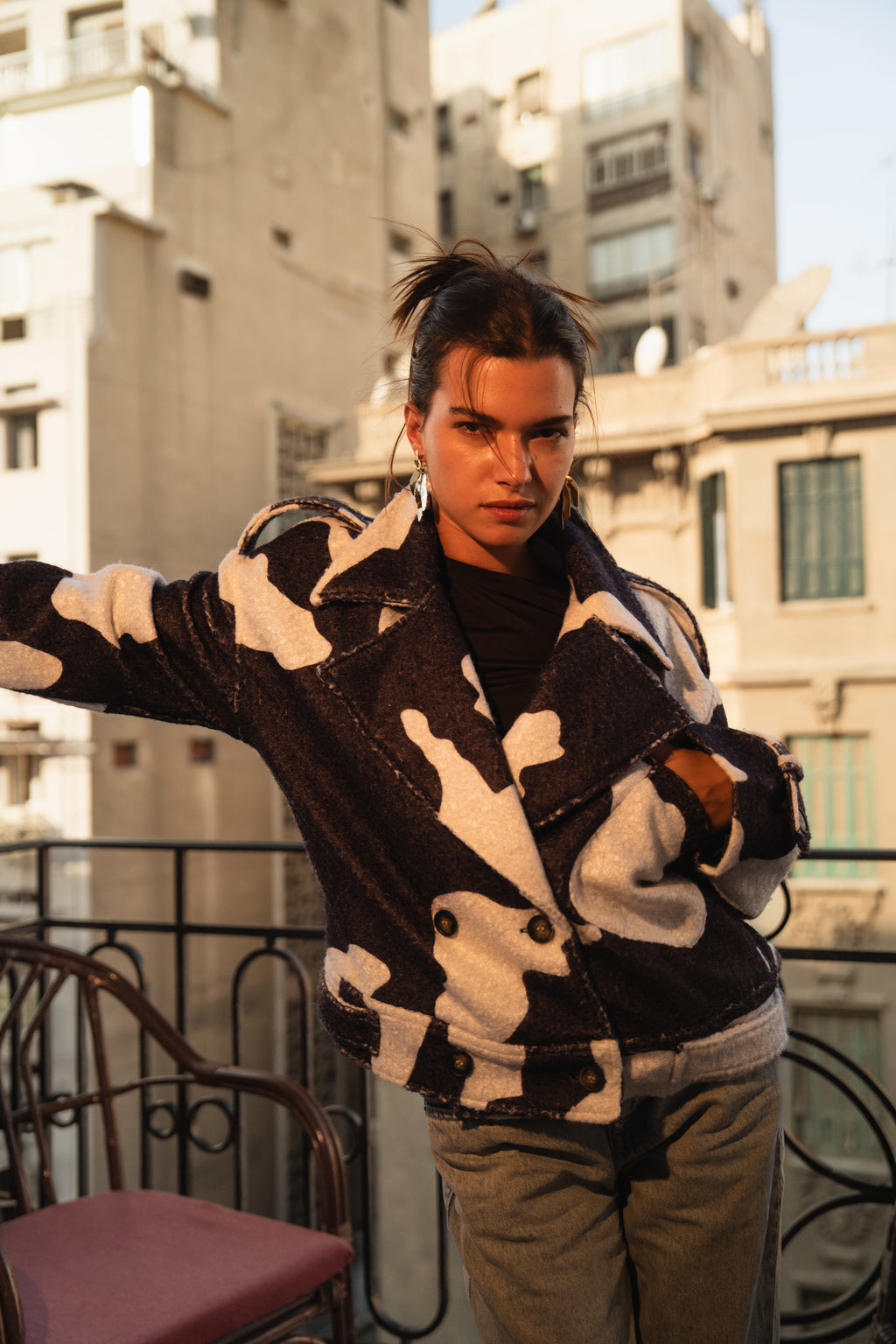 Moss Jacket in Dark Brown