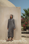 Crochet dress - Grey
