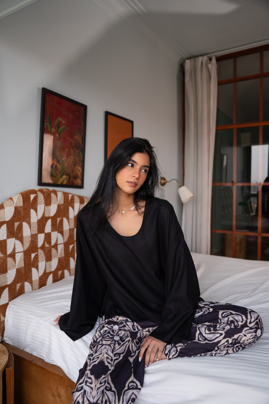 Candy Linen Top - Black