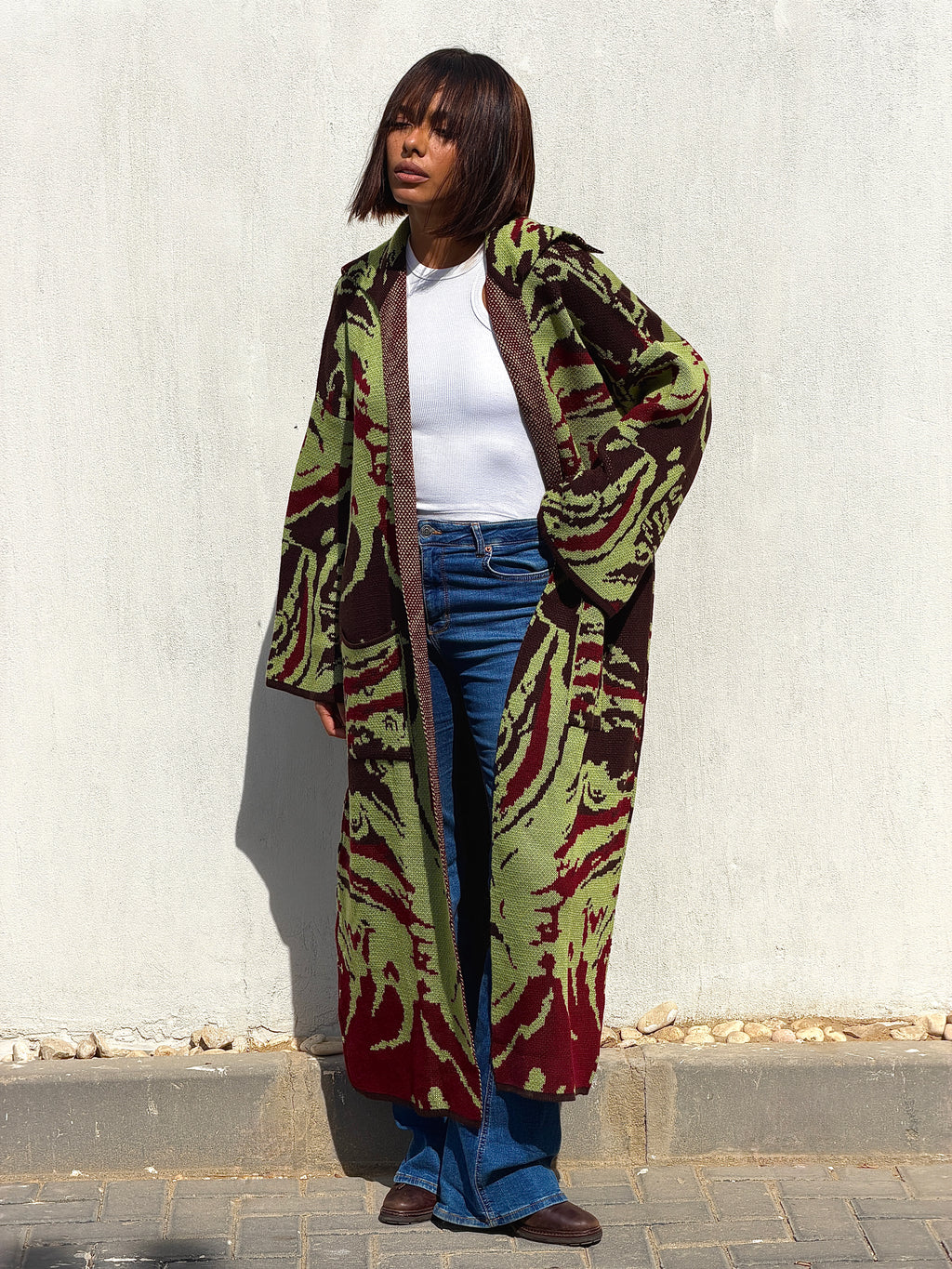 Matcha Knitted Kimono