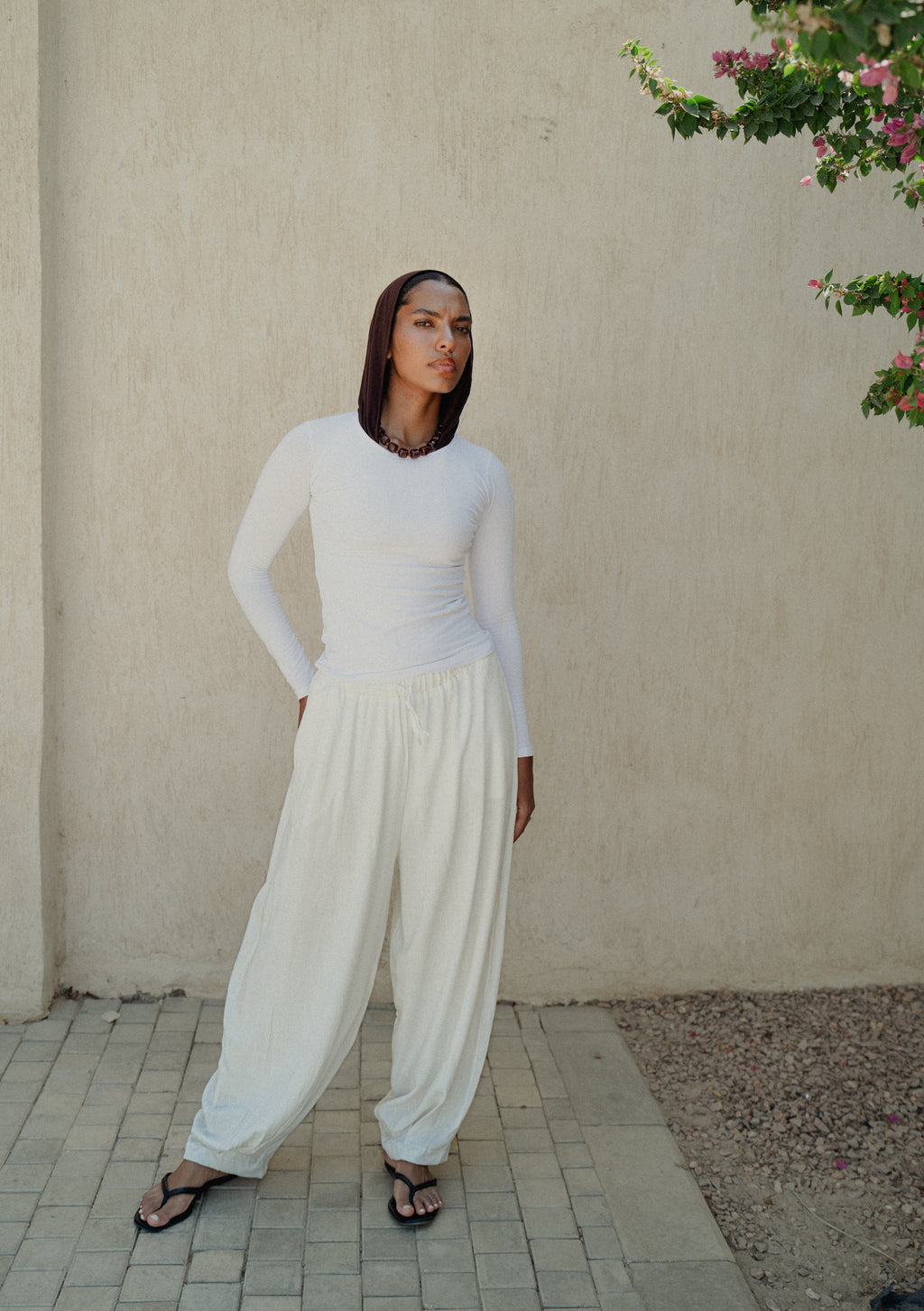 Fiesta Pants - plain white