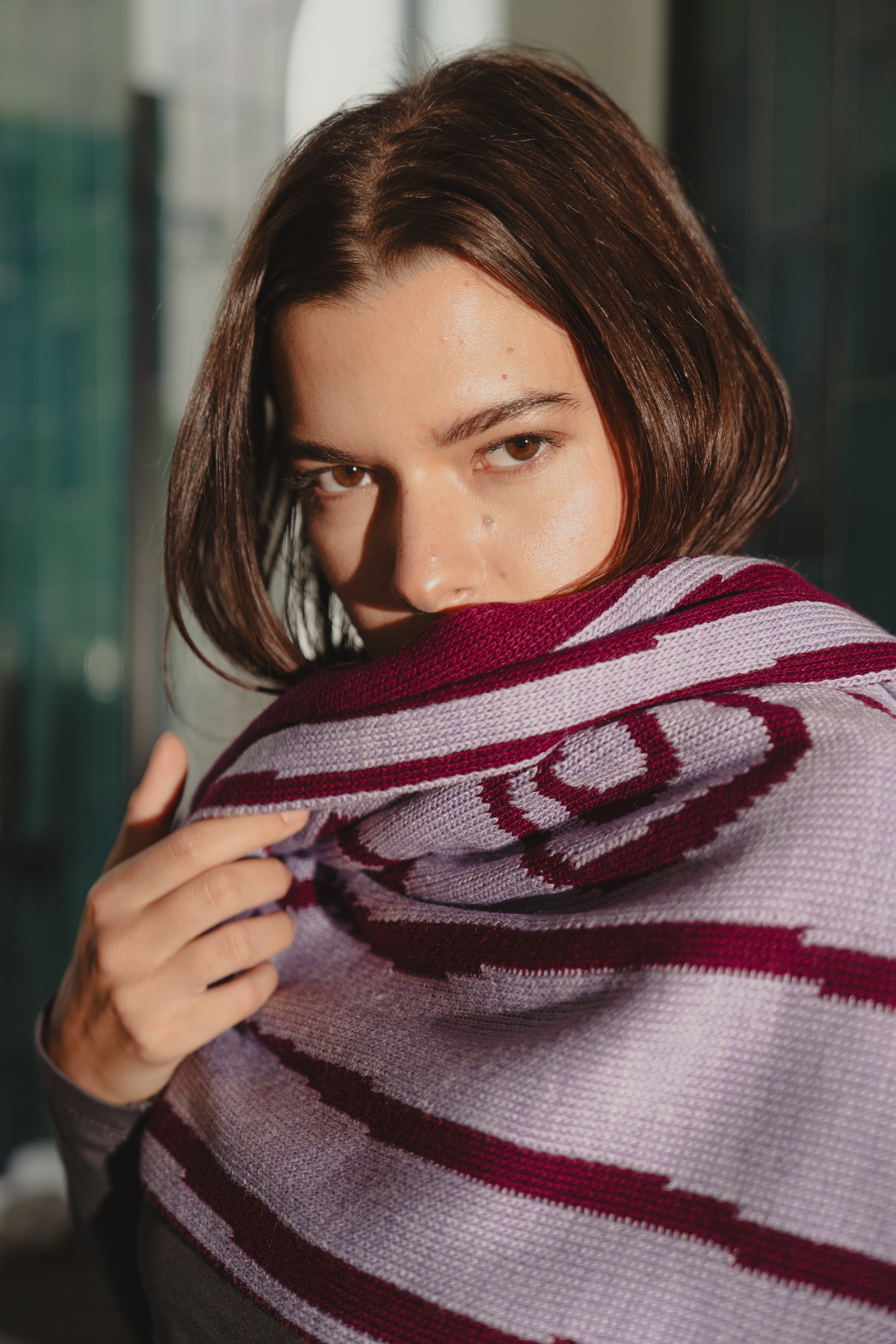 Elm Scarf Purple x Lilac