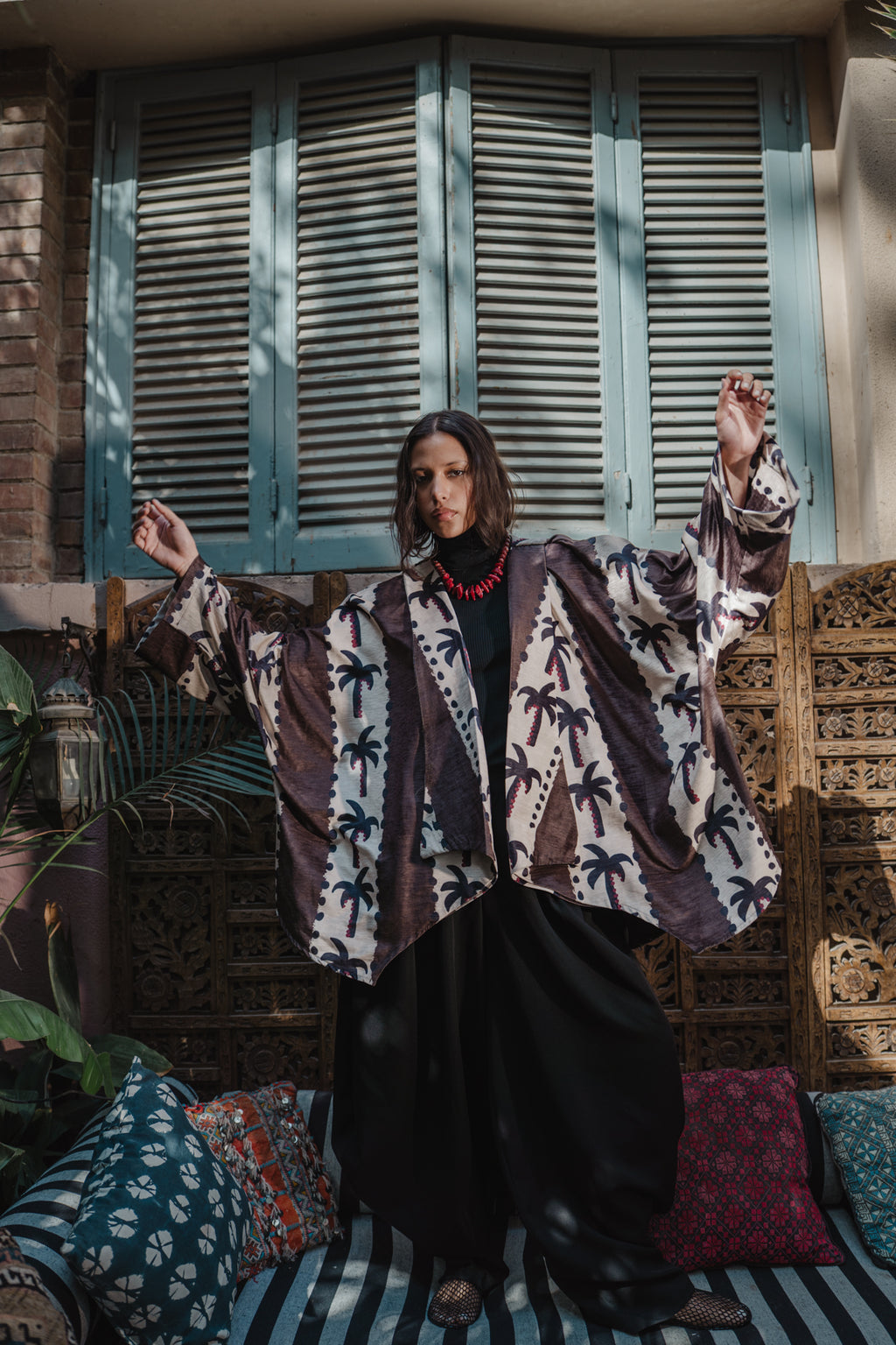 Rayhana Jacket - Brown