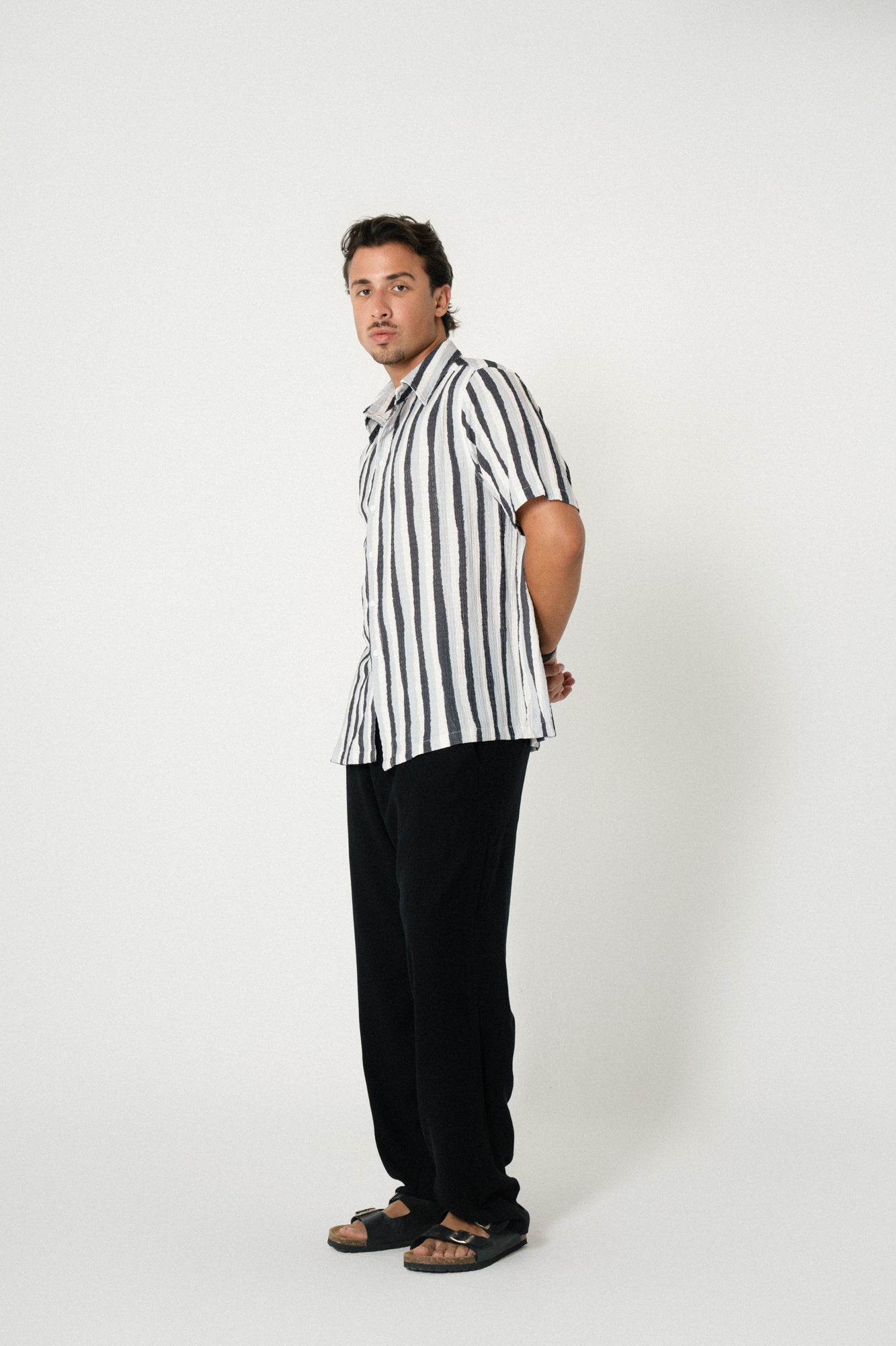 Nomad Stripes Shirt - Grey