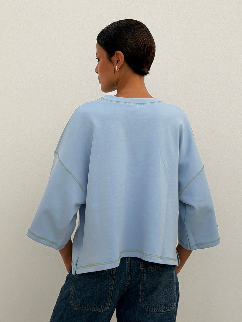 On The Go Tee - Light Blue