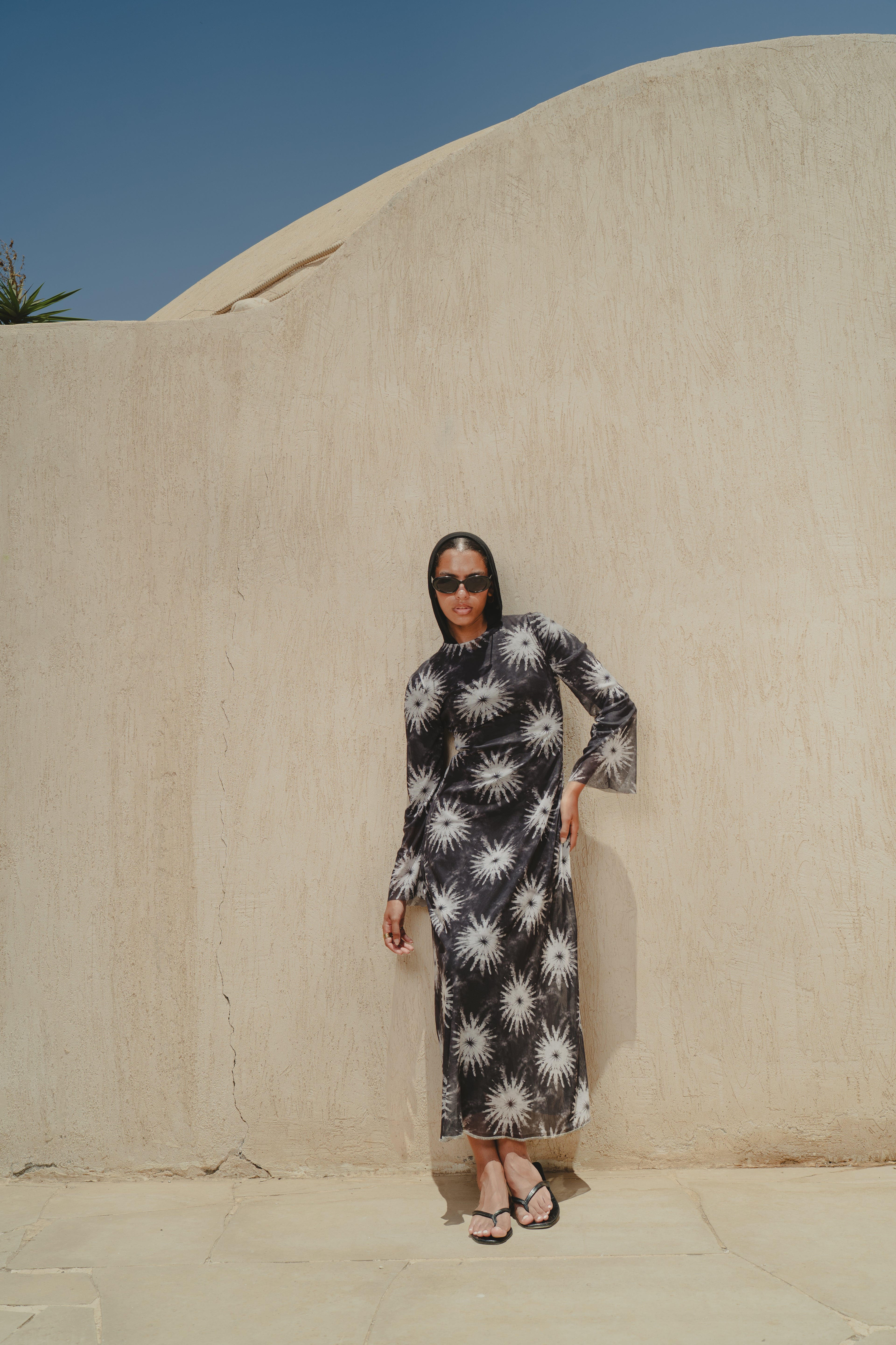 Sunny mesh coverup - Black