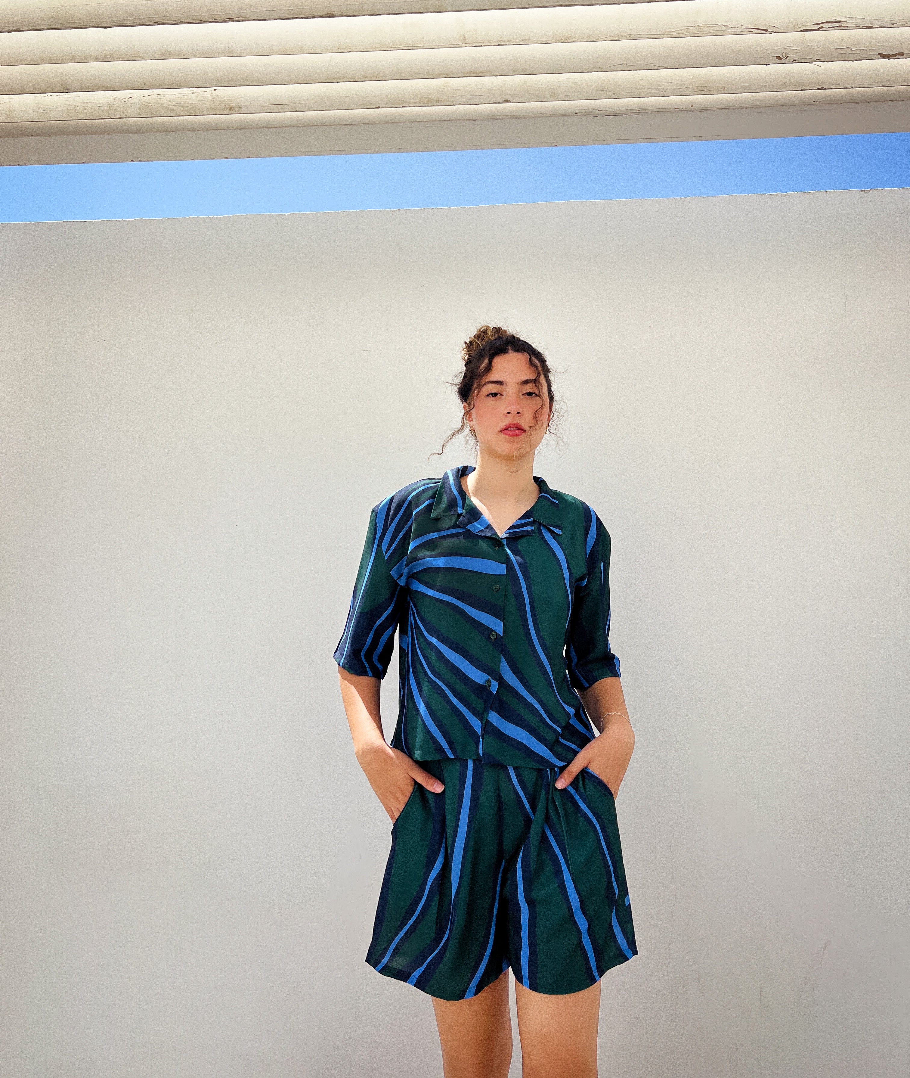 Urban Girl - Green X Blue
