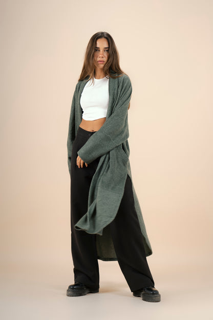 Simply Cozy Kimono - Olive