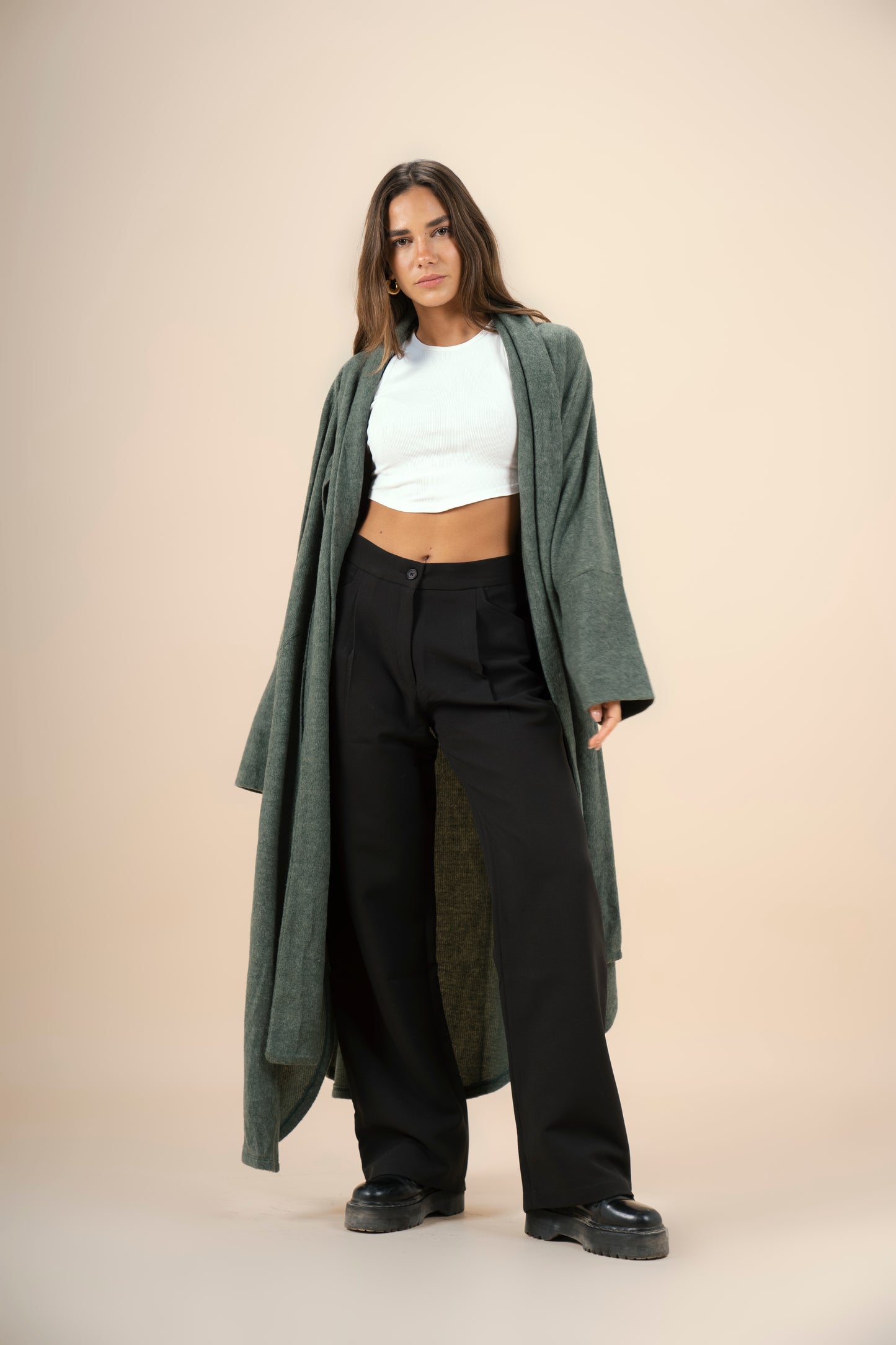 Simply Cozy Kimono - Olive